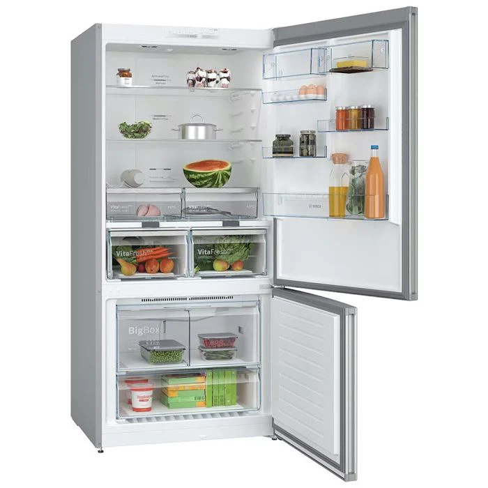 Bosch Series 4 KGN86VIEA Extra Large Freestanding 70/30 Frost Free Fridge Freezer in Stainless Steel - E Energy - Image 2