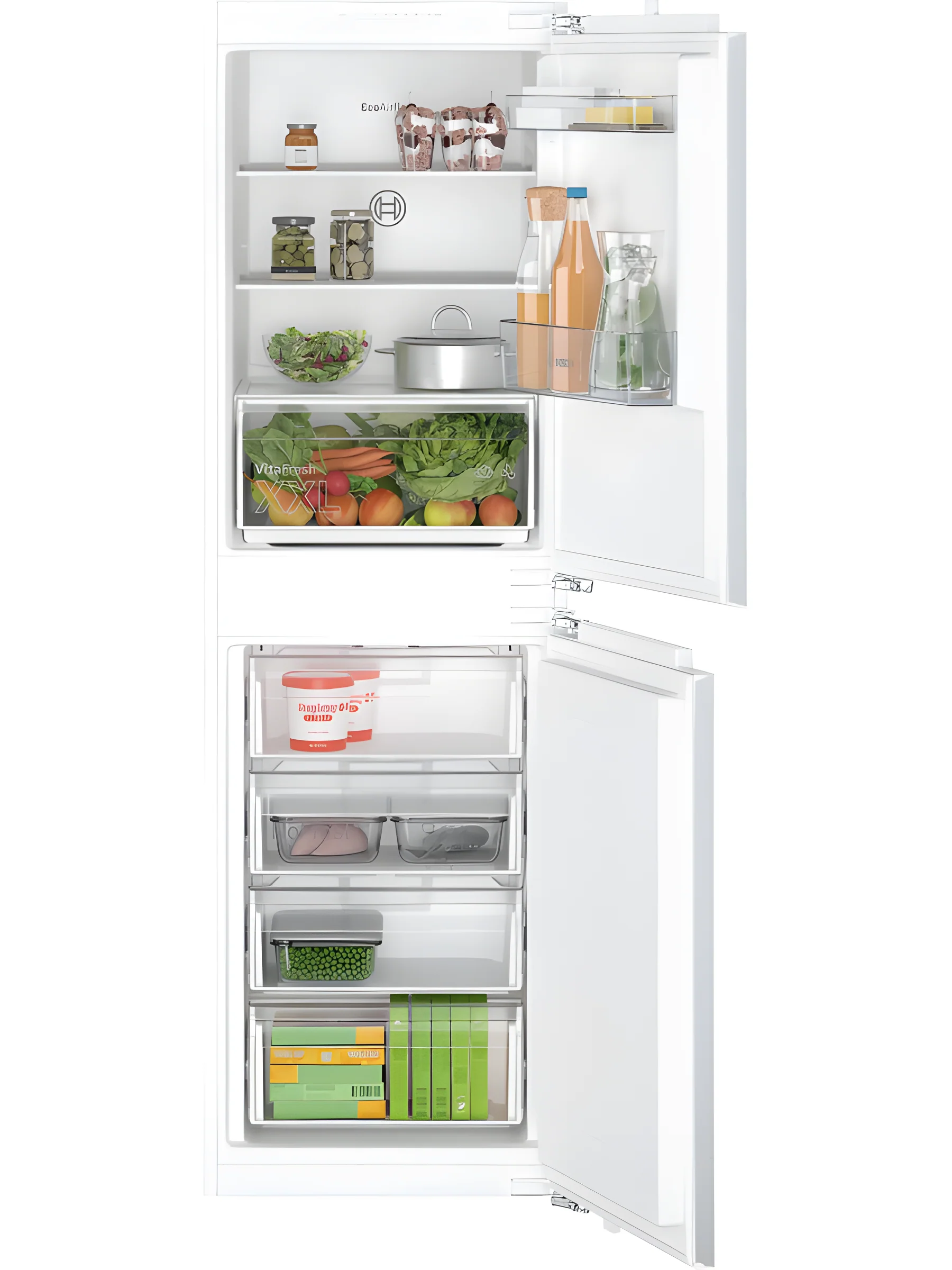 Bosch Series 2 KIN85NFE0G - Integrated Frost Free Fridge Freezer - E energy