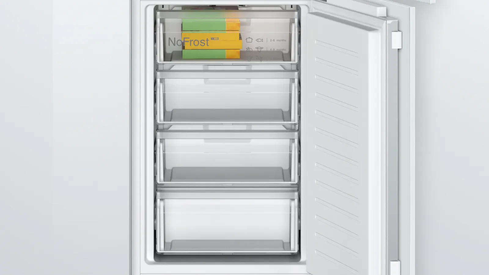 Bosch Series 2 KIN85NFE0G - Integrated Frost Free Fridge Freezer - E energy - Image 6