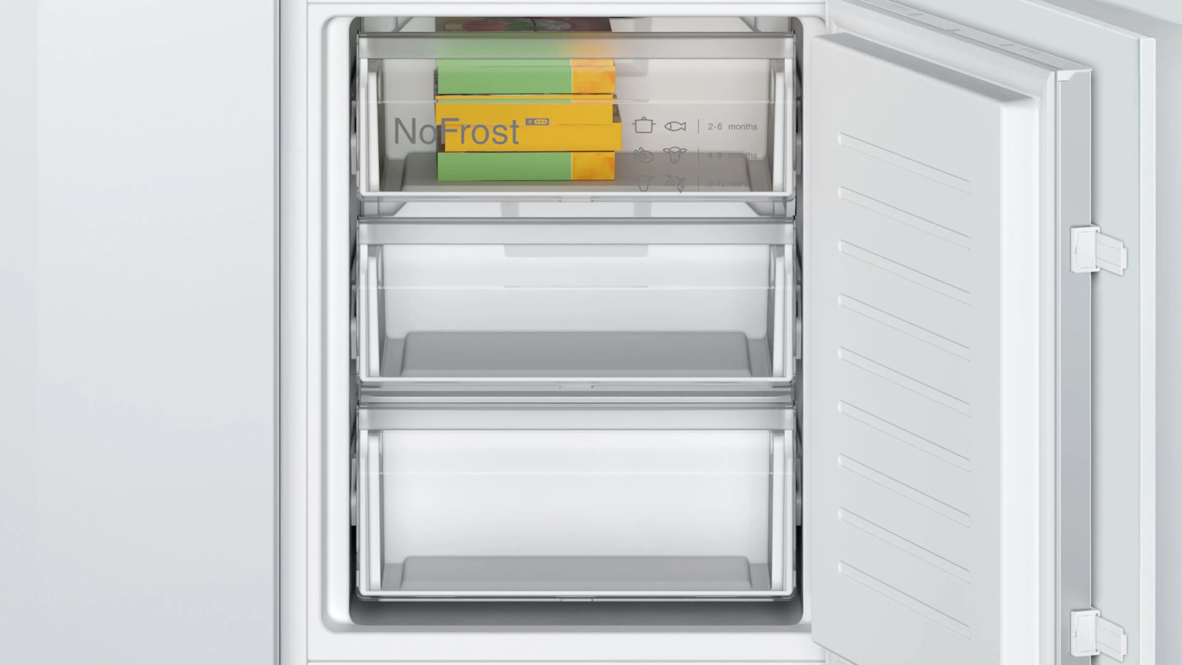 Bosch Series 2 KIN86NSE0G - Integrated 60/40 Frost Free Fridge Freezer - E energy - Image 7