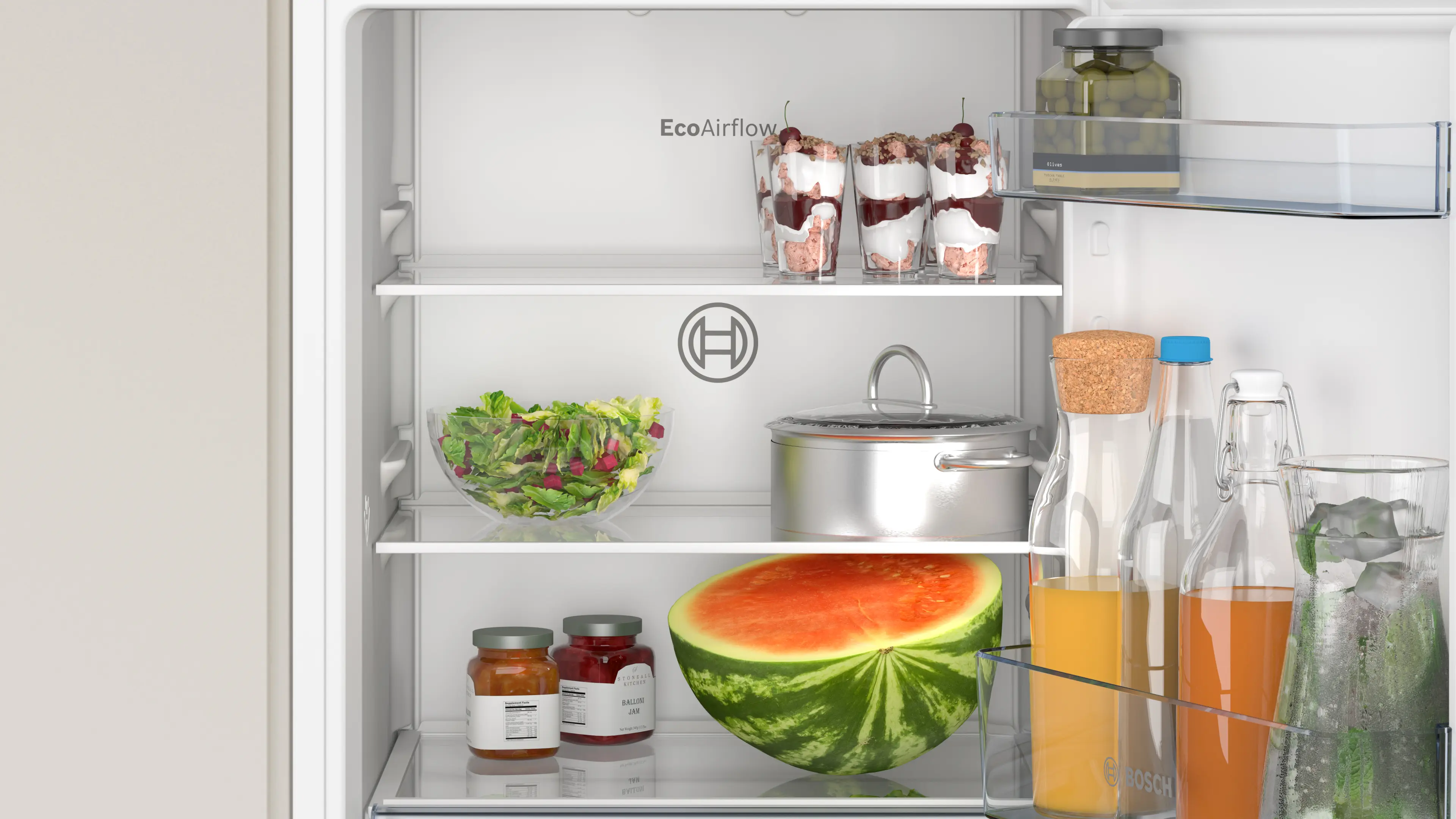 Bosch Series 2 KIR21NSE0 - Fully Integrated In column Larder Fridge - 136 Litres - E energy - Image 3