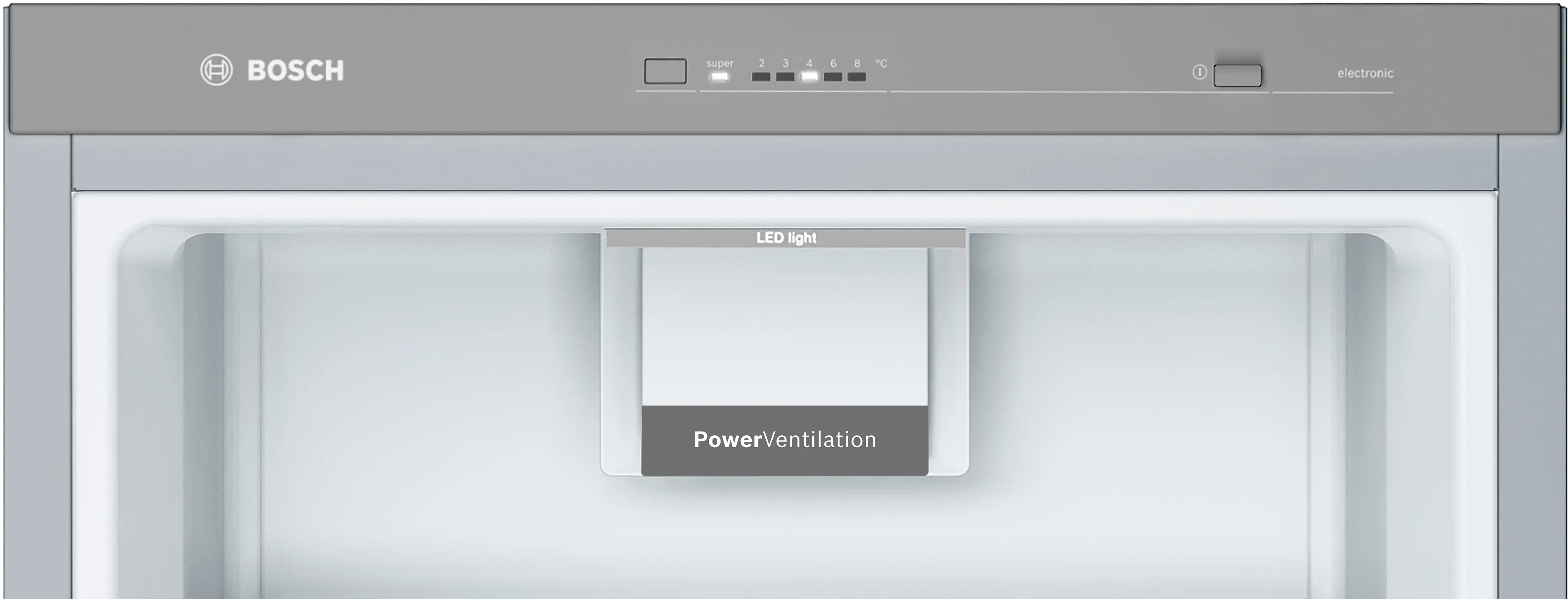 Bosch Series 4 KSV36VLEP - Stainless steel look Freestanding Fridge - E energy - Image 3