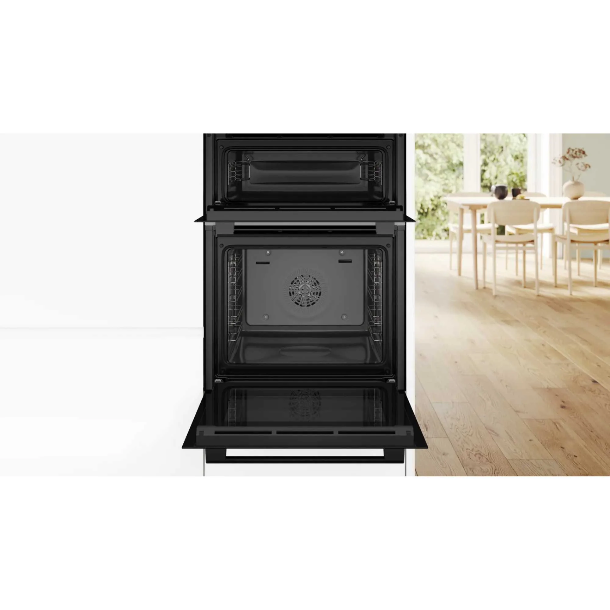 Bosch Series 4 MBA533BB3B - Black Built-In Double Oven - 3D Hot Air - B Energy - Image 2