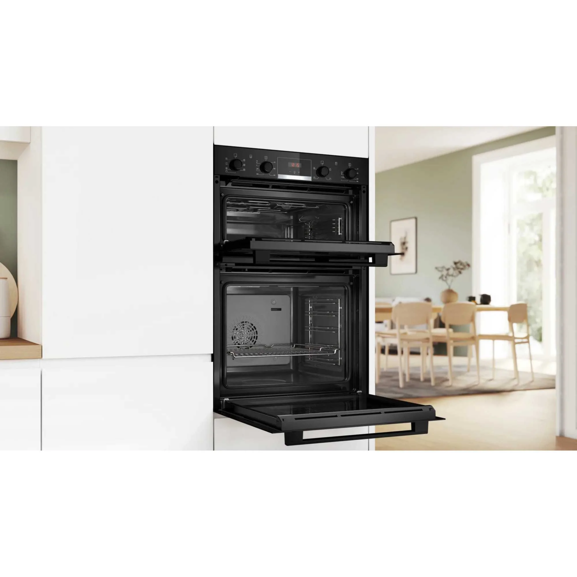 Bosch Series 4 MBA533BB3B - Black Built-In Double Oven - 3D Hot Air - B Energy - Image 4