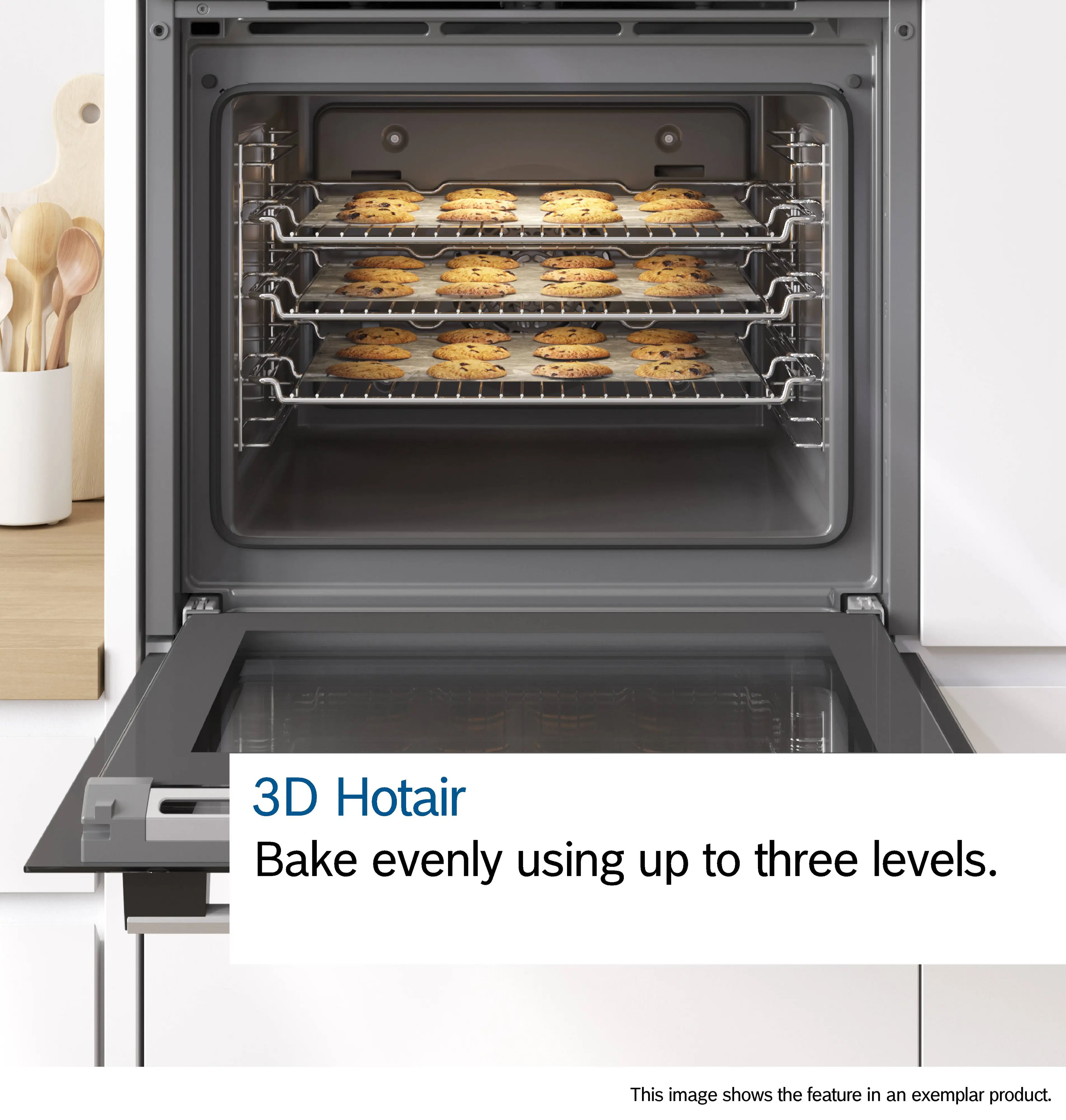 Bosch Series 4 MBA533BS3B - Stainless Steel Double Oven - 71L/34L - A/B Energy - Image 3