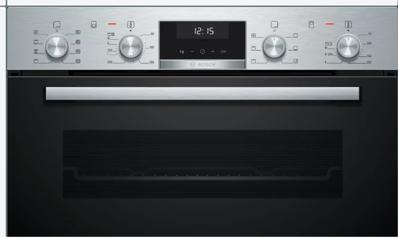 Bosch Series 6 MBA5350S0B - Stainless steel Built in Electric Double Oven - A/B energy - Image 3