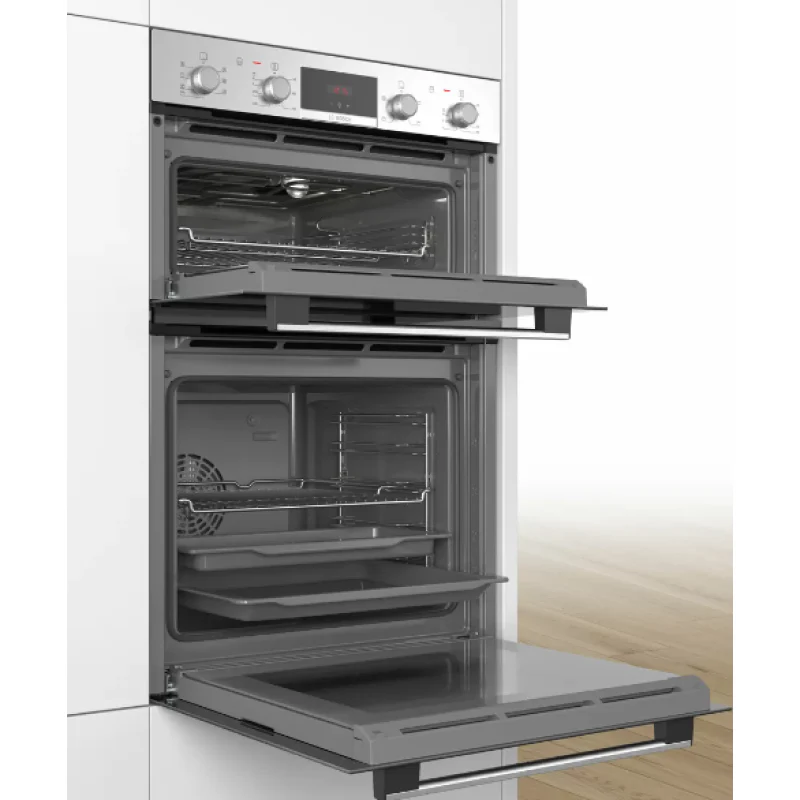 Bosch Series 4 MBS533BS0B - Stainless steel Built in Electric Double Oven - A/B energy - Image 2