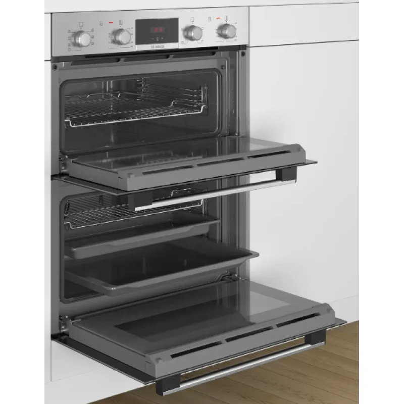 Bosch Series 4 NBS533BS0B - Stainless steel Built under Electric Double Oven - Catalytic cleaning - A/B energy - Image 2