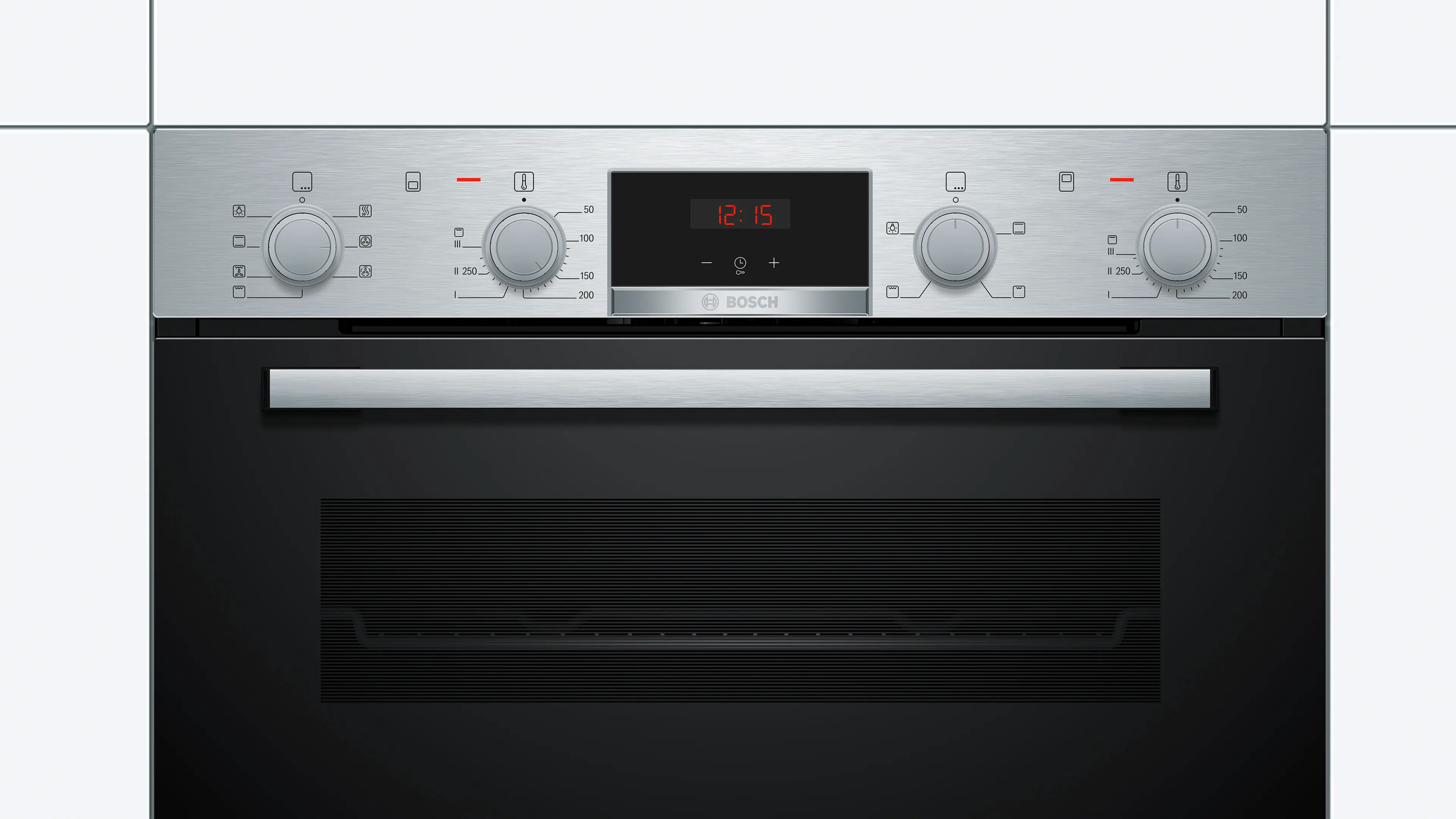 Bosch Series 4 NBS533BS0B - Stainless steel Built under Electric Double Oven - Catalytic cleaning - A/B energy - Image 3