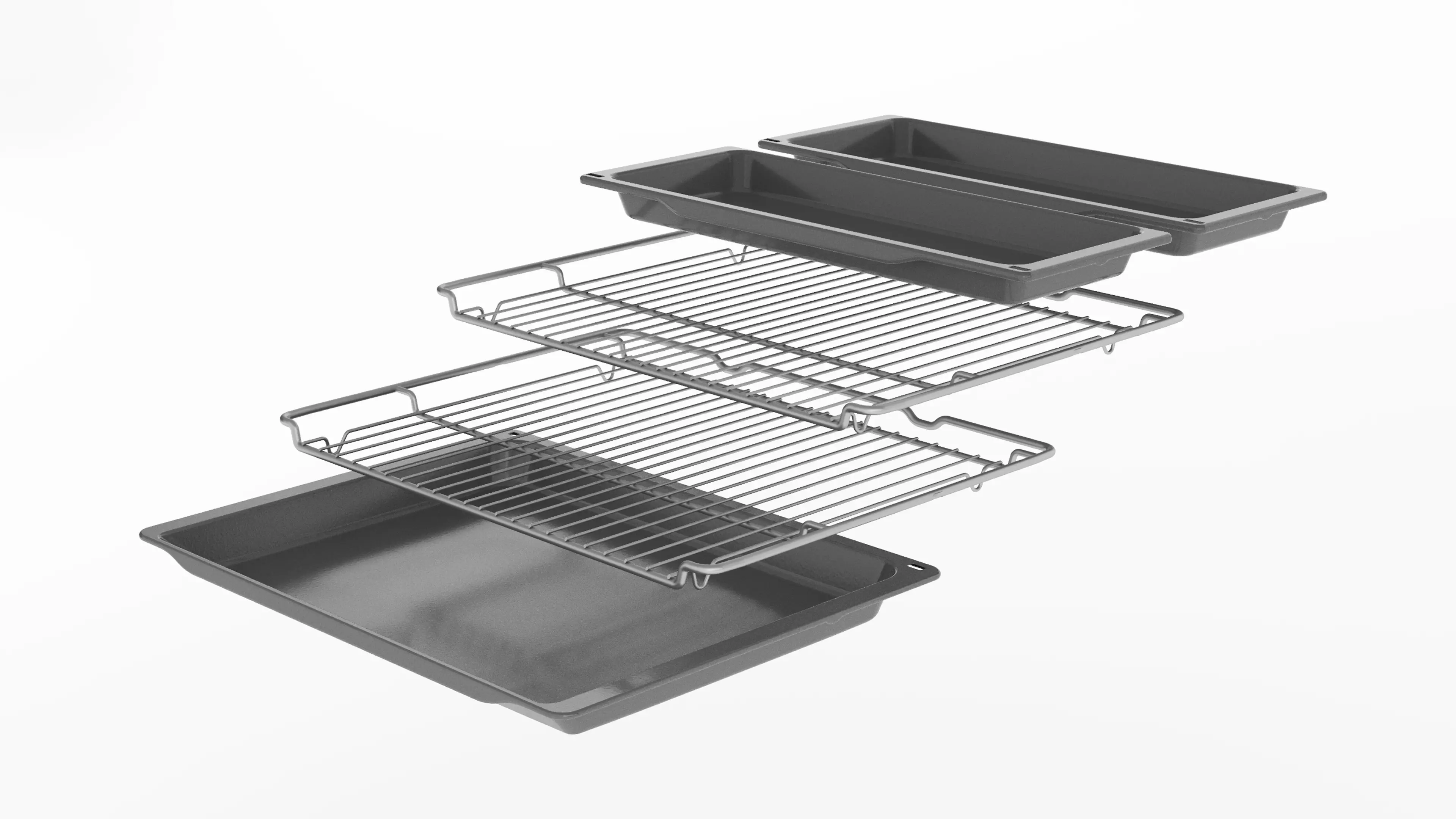 Bosch Series 4 NBS533BS0B - Stainless steel Built under Electric Double Oven - Catalytic cleaning - A/B energy - Image 5
