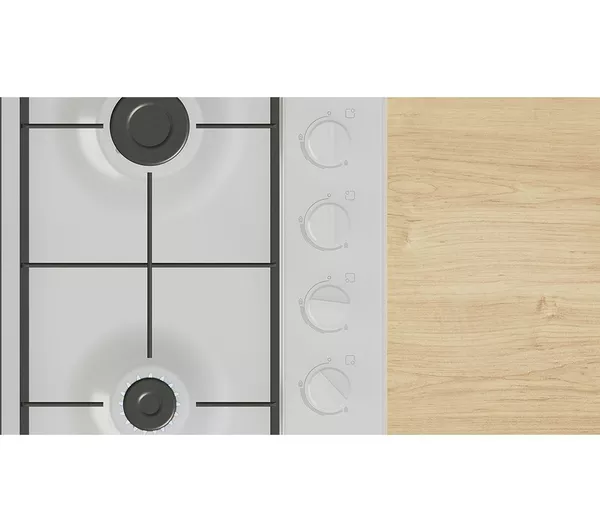 Bosch Series 2 PBP6B2B60 - White 4 Zone Gas Hob - Image 2