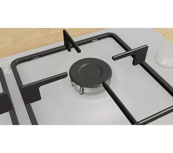 Bosch Series 2 PBP6B2B60 - White 4 Zone Gas Hob - Image 4