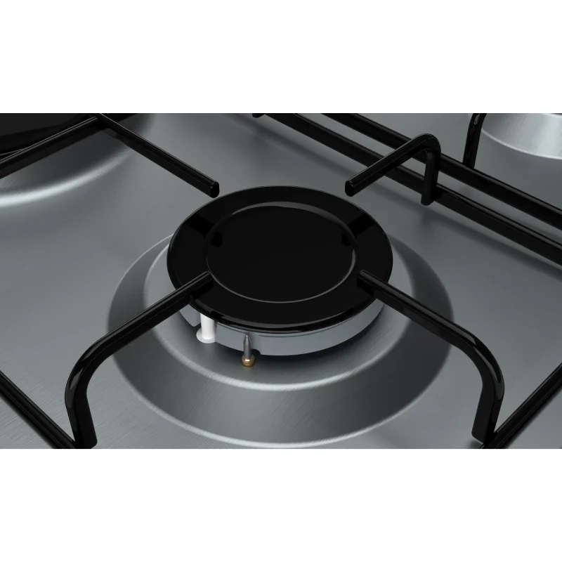 Bosch Series 2 PBP6B5B80 - Stainless steel 4 Zone Gas Hob - Image 3