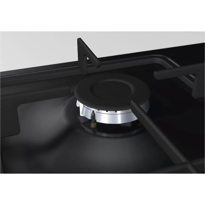 Bosch Series 2 PBP6B6B60 - Black 4 Zone Gas Hob - Image 2