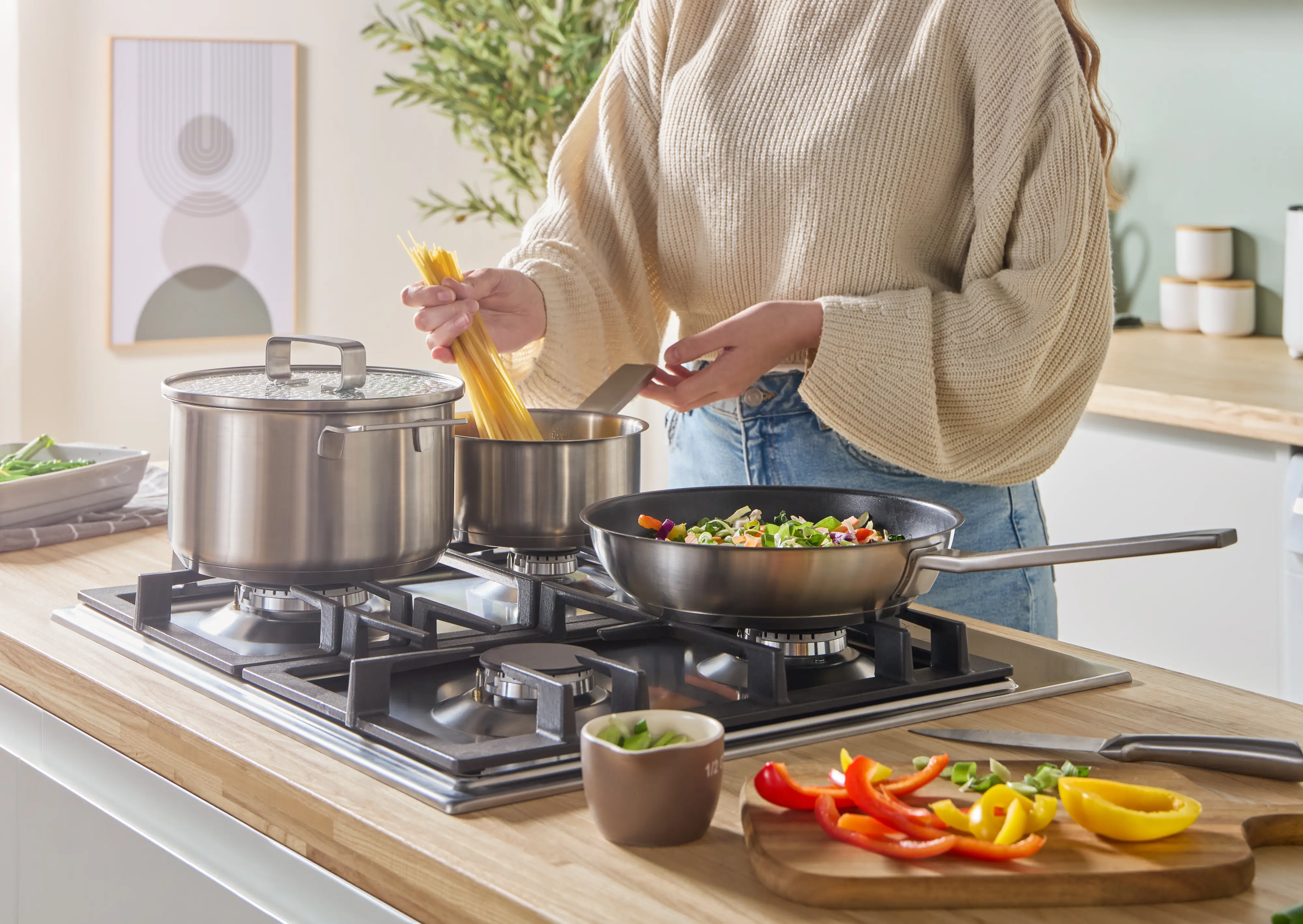 Bosch Series 6 PCP6A5I90 - Stainless Steel Gas Hob - 60cm - Image 9