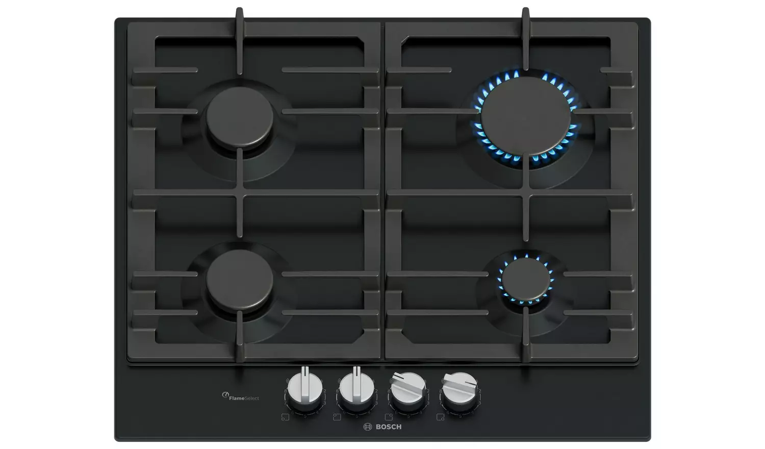 Bosch Series 6 PCP6A6I90 - Black Gas Hob - 60cm