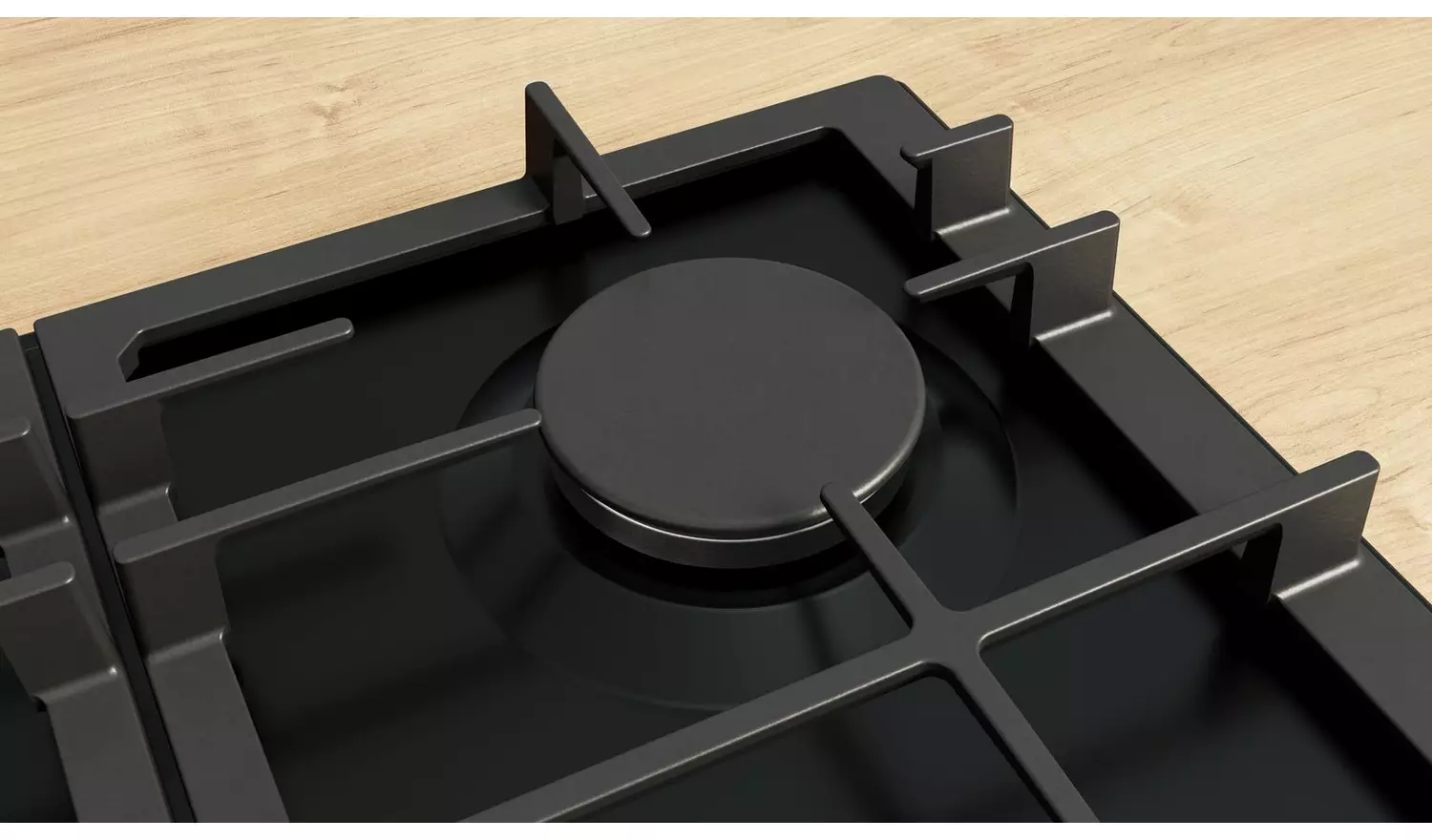 Bosch Series 6 PCP6A6I90 - Black Gas Hob - 60cm - Image 3