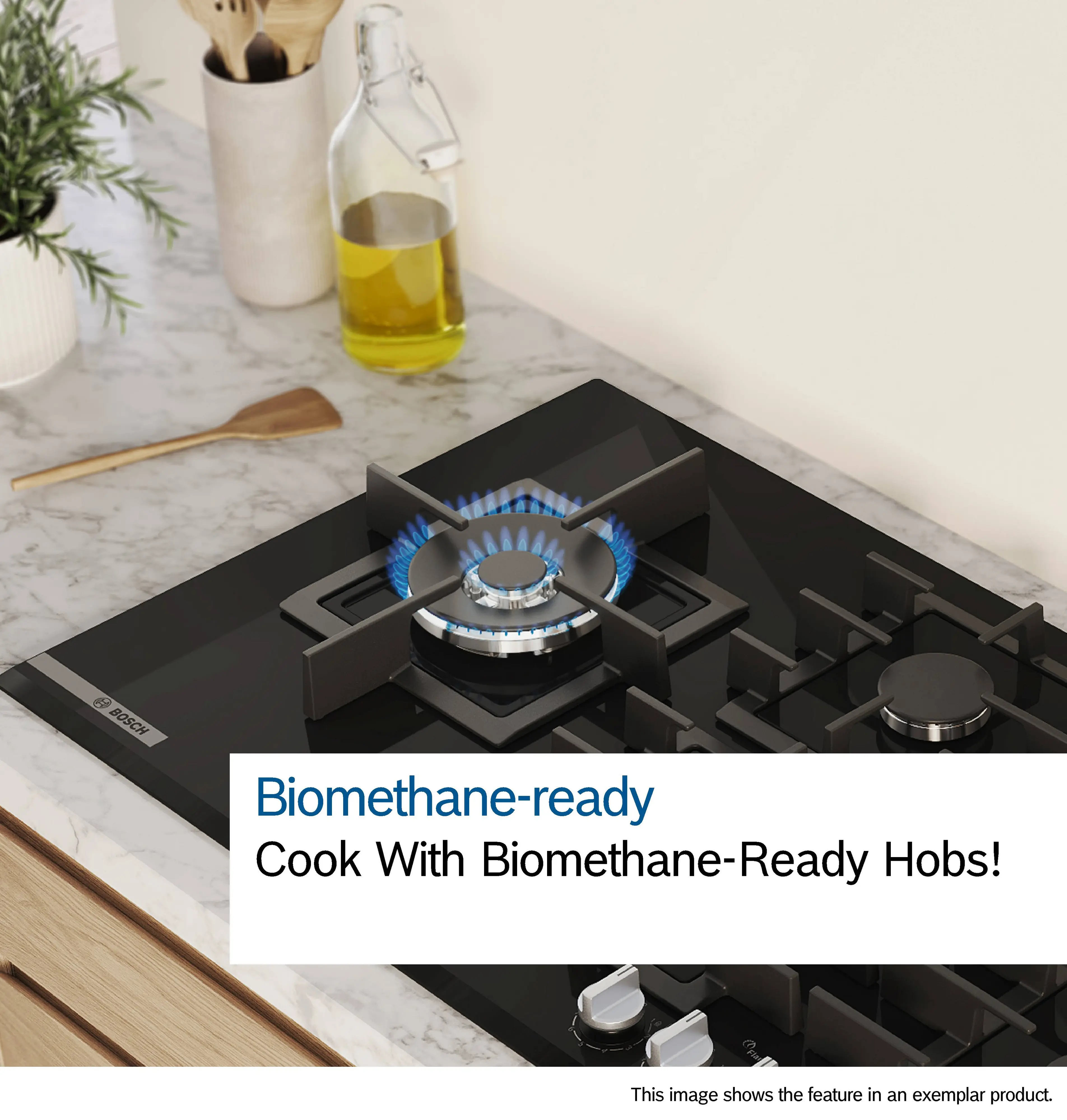 Bosch Series 6 PCP6A6I90 - Black Gas Hob - 60cm - Image 9