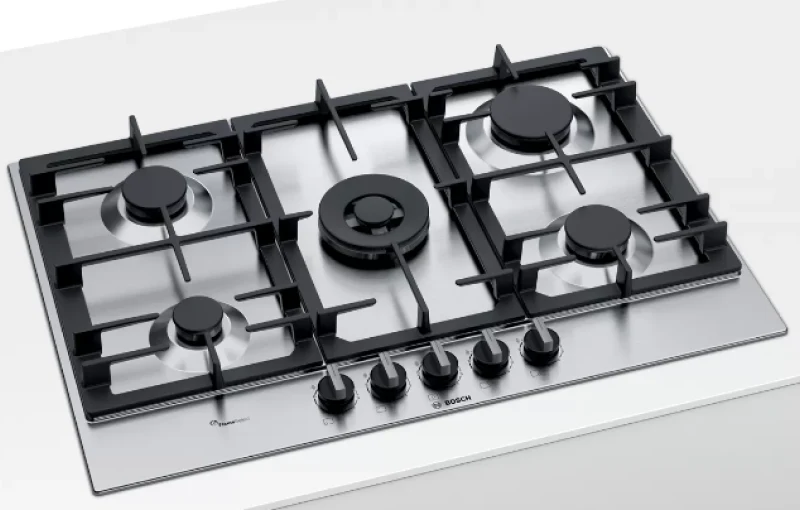 Bosch Series 6 PCQ7A5B90 - Stainless steel 5 Zone Gas Hob - Image 2