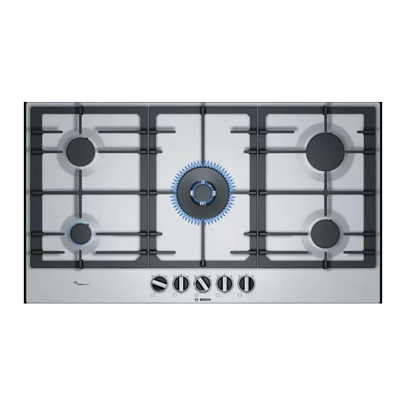 Bosch Series 6 PCR9A5B90 - Stainless steel 5 Zone Gas Hob