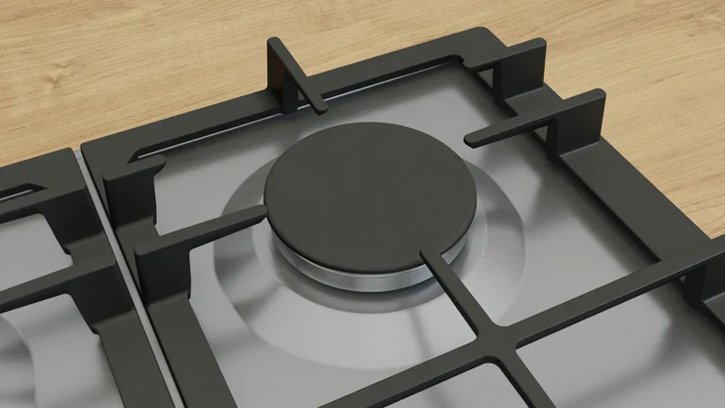 Bosch Series 6 PCS7A5I90 - Stainless Steel 75cm Gas Hob - 5 Burners - Image 2
