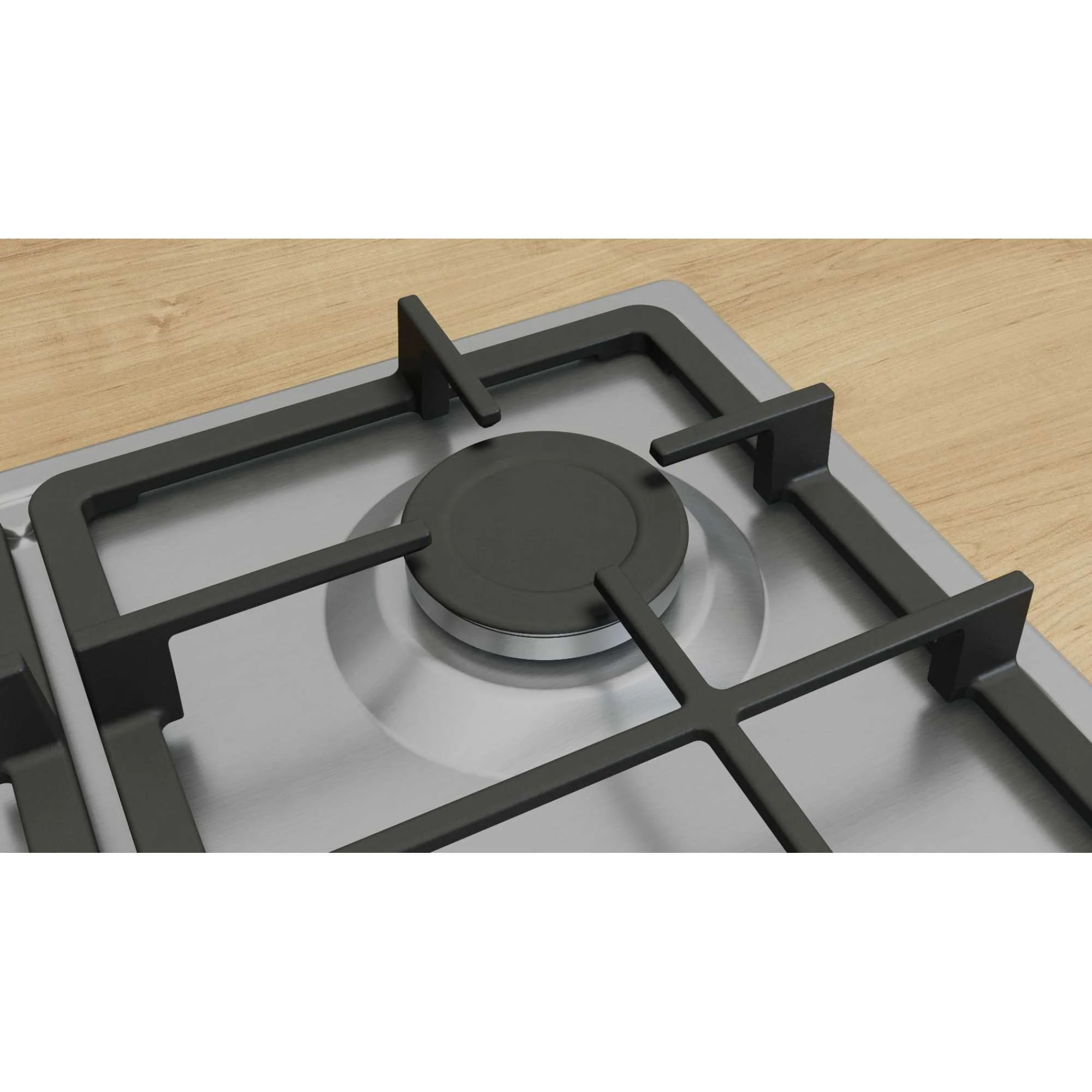 Bosch Series 4 PGP6B5K90 - Stainless Steel Gas Hob - 4 Burner Built-in - Image 3