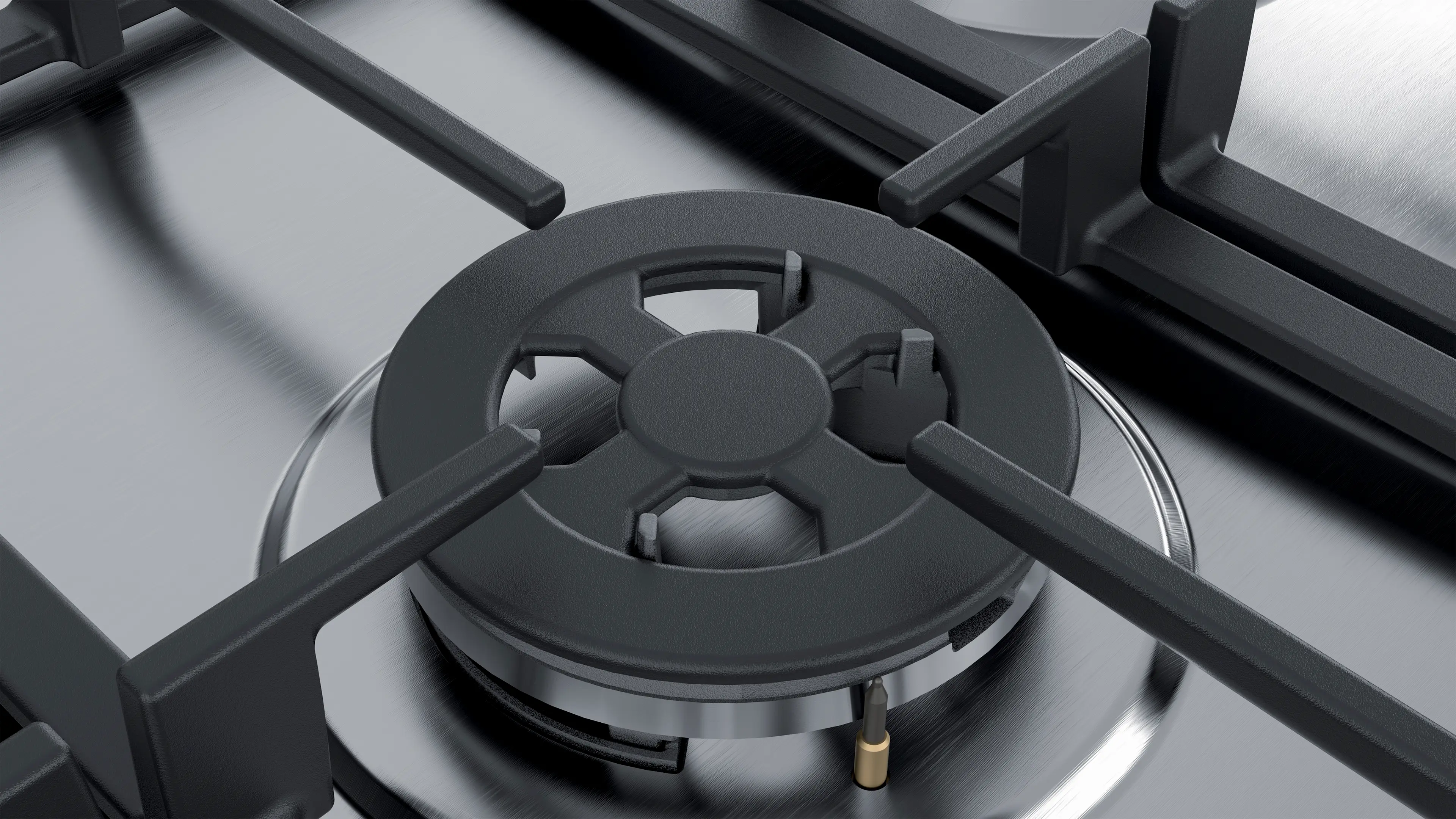 Bosch Series 4 PGQ7B5B90 - Stainless steel 5 Zone Gas Hob - Image 4