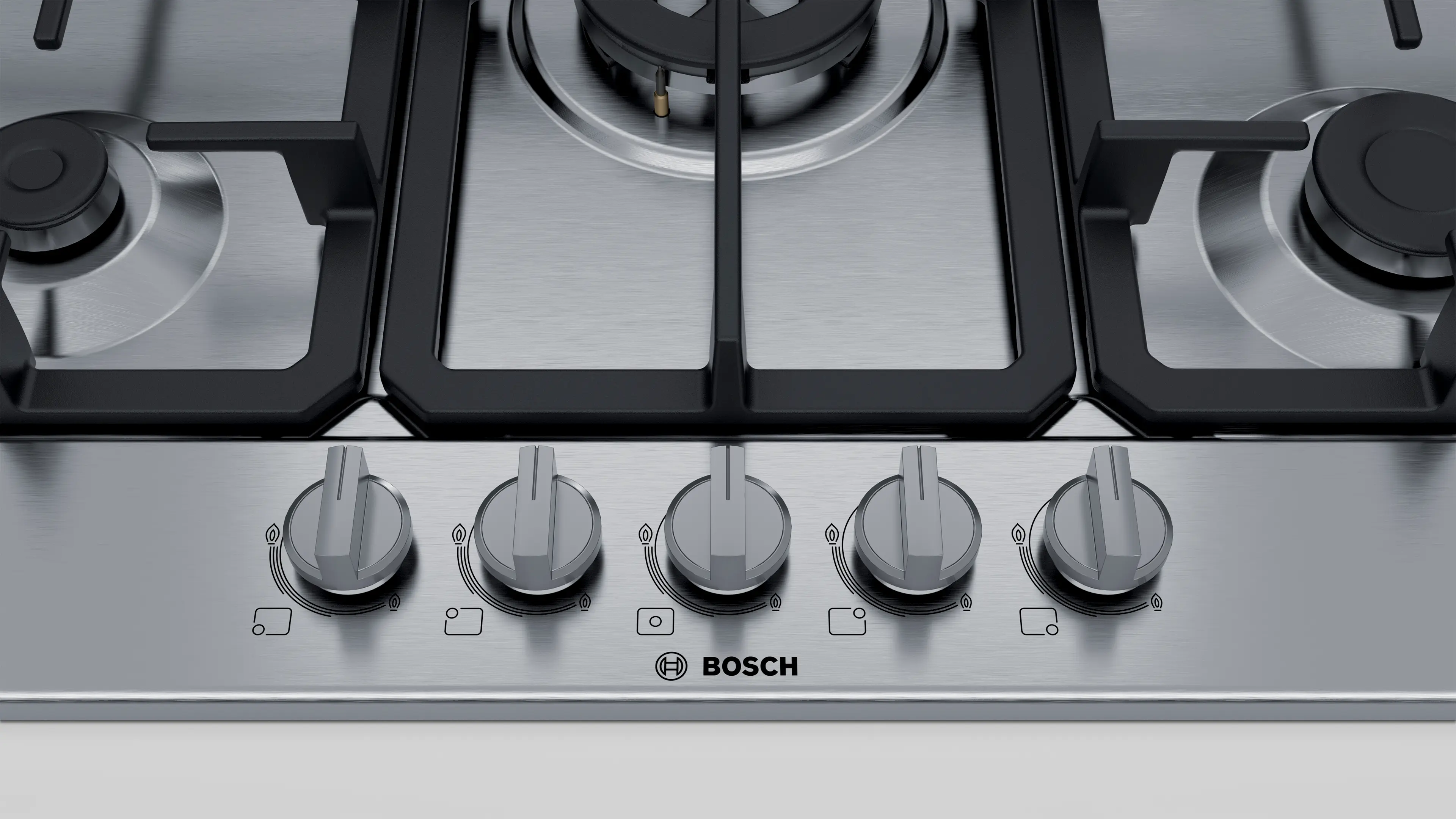 Bosch Series 4 PGQ7B5B90 - Stainless steel 5 Zone Gas Hob - Image 5