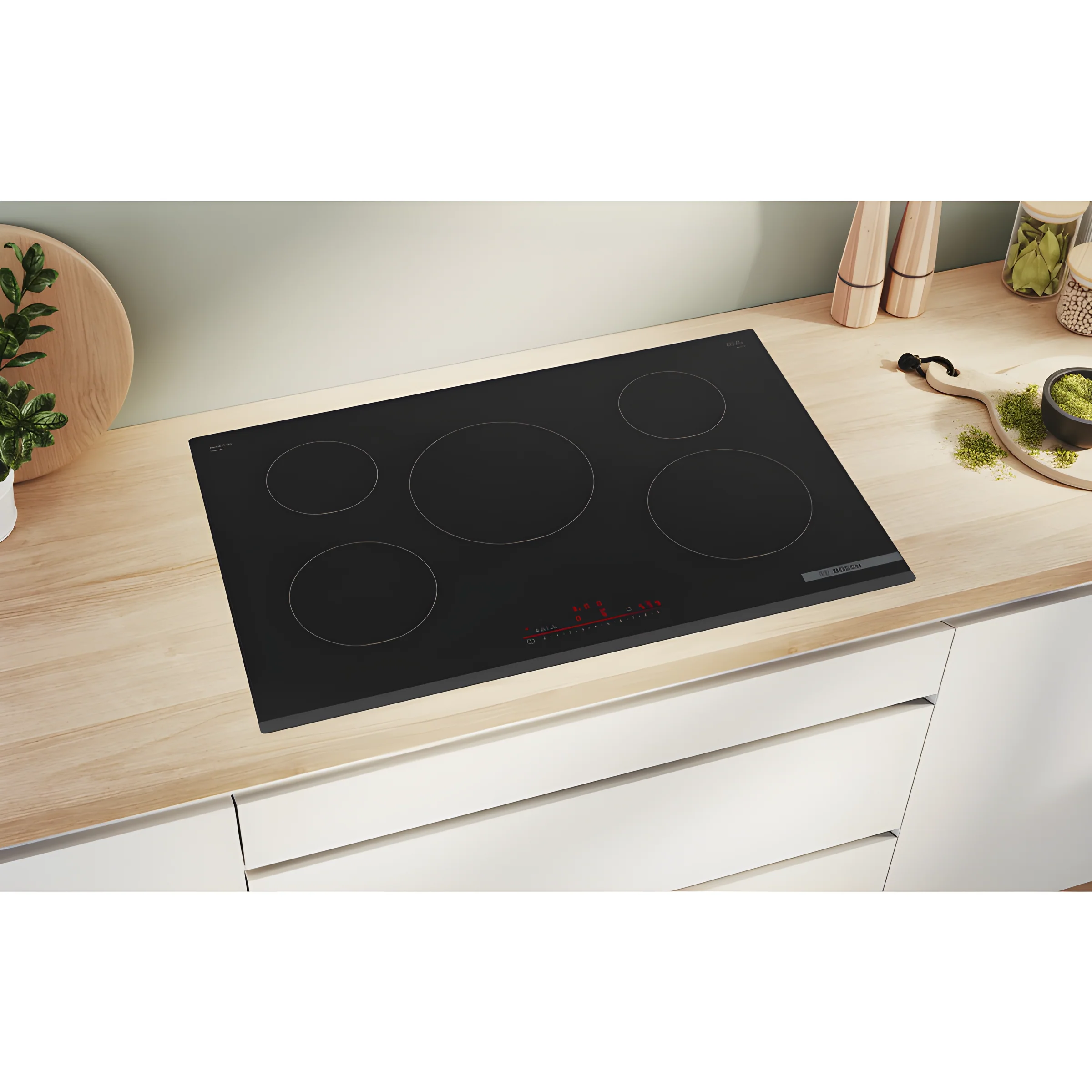 Bosch Series 6 PIV831HB1E - Black 5 Zone Induction Hob - Image 2
