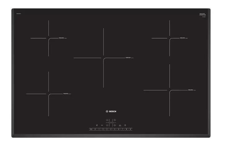 Bosch Series 6 PIV851FB1E - Black 5 Zone Electric Hob