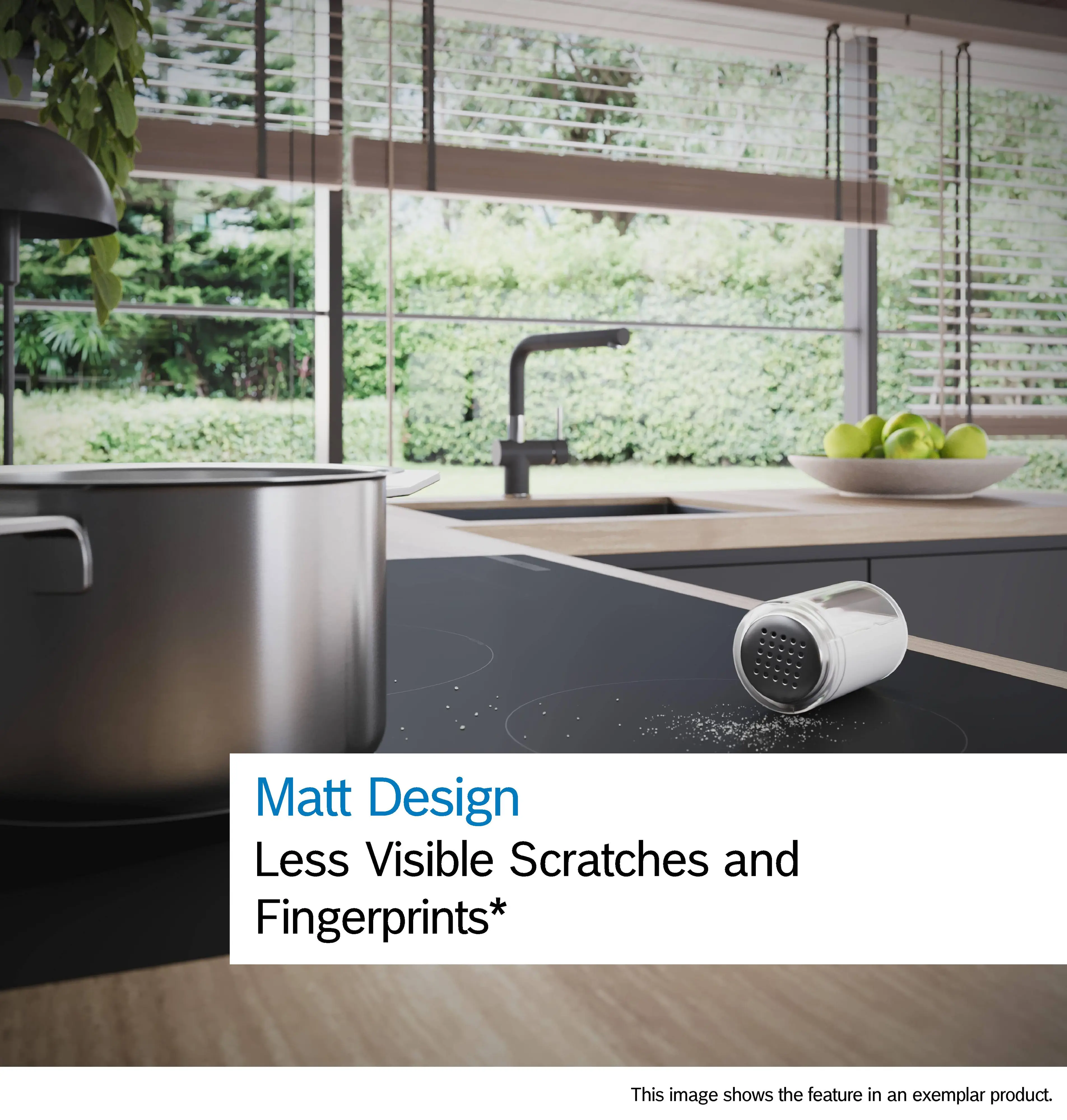 Bosch PVQ81AH26E - Matt Black Induction Hob with Integrated Ventilation - 80cm - B Energy - Image 5