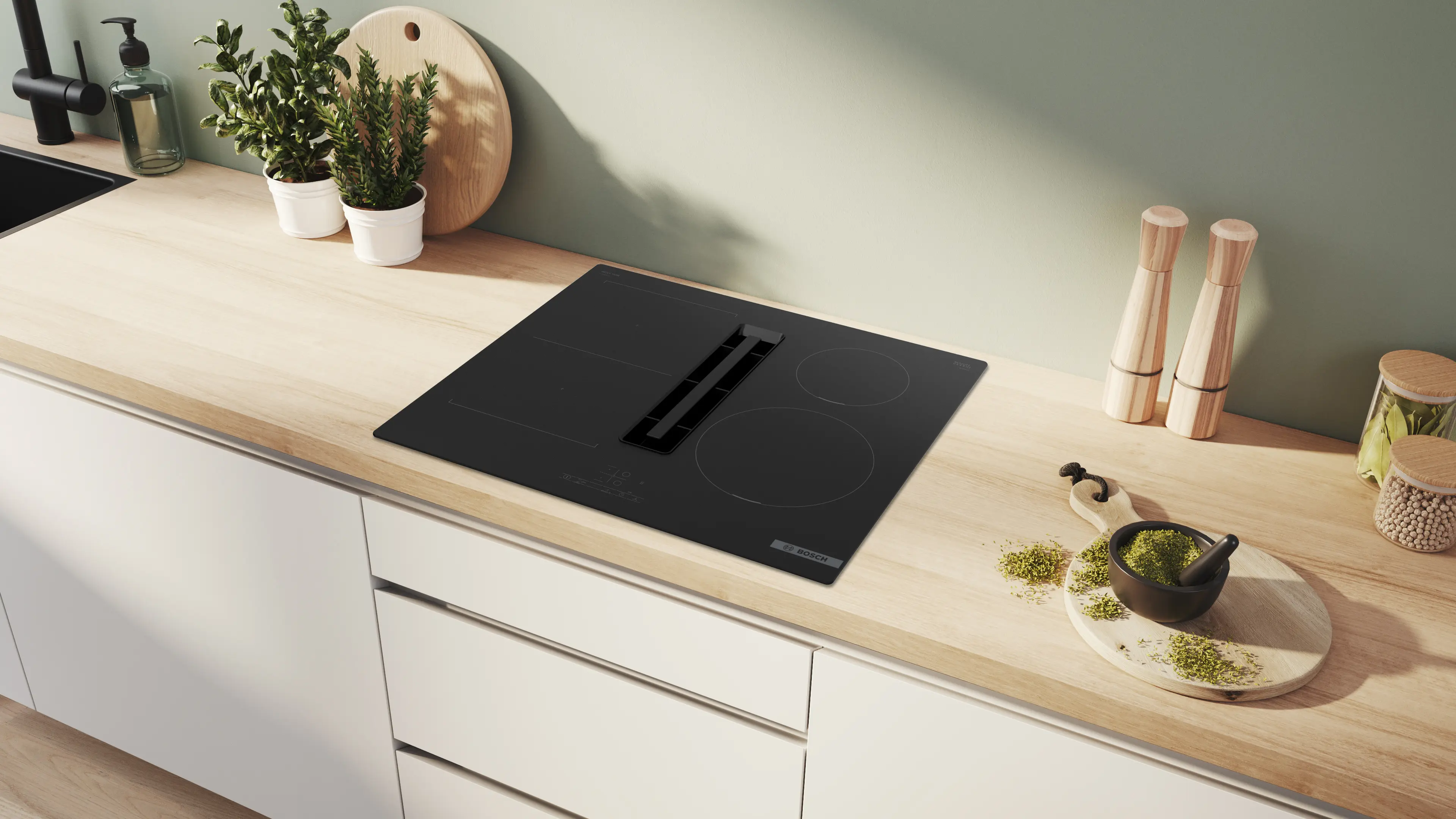 Bosch Series 4 PVS611B16E - Black 4 Zone Venting Hob - B energy - Image 4