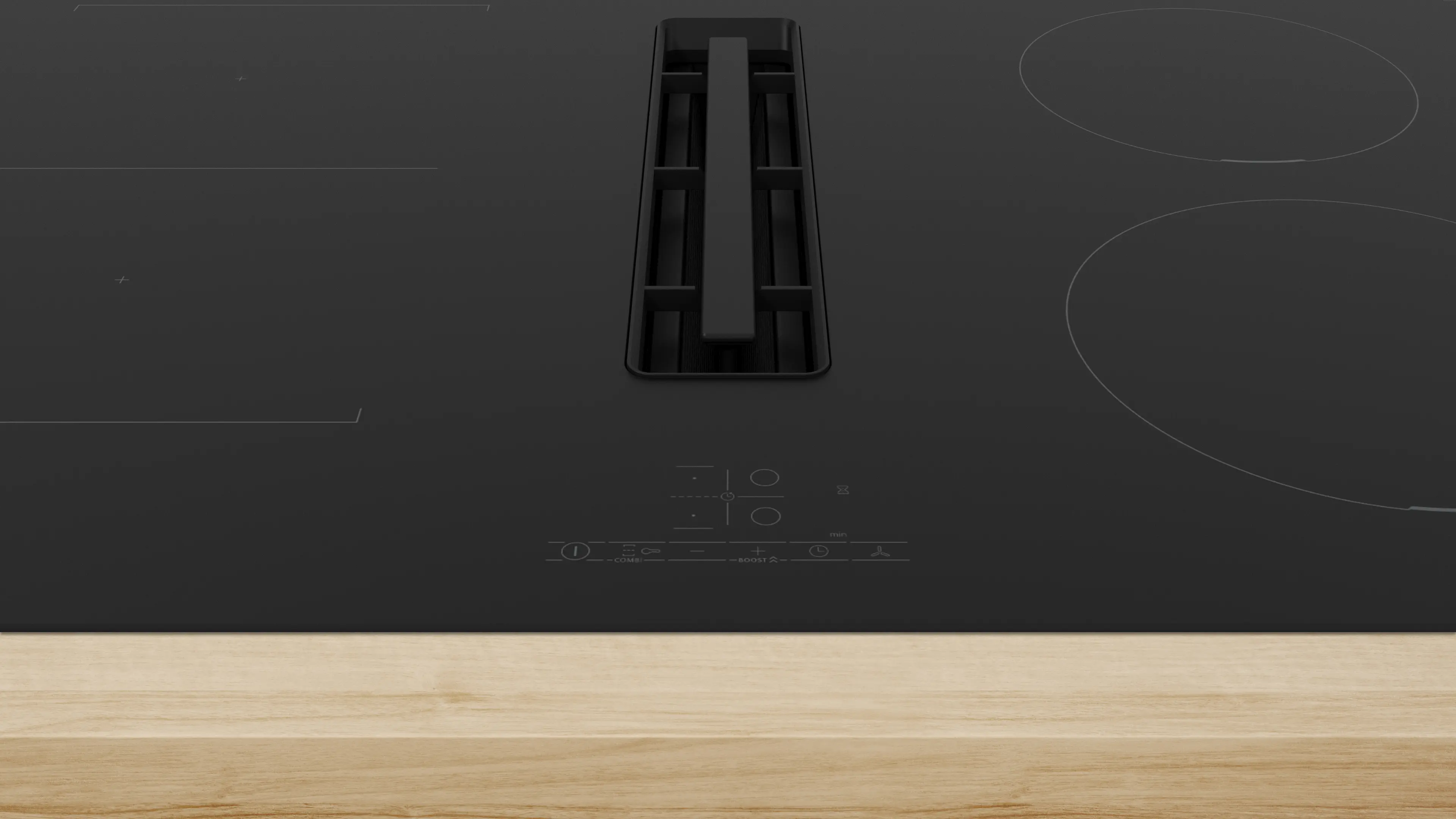 Bosch Series 4 PVS811B16E - Black 4 Zone Venting Hob - B energy - Image 2