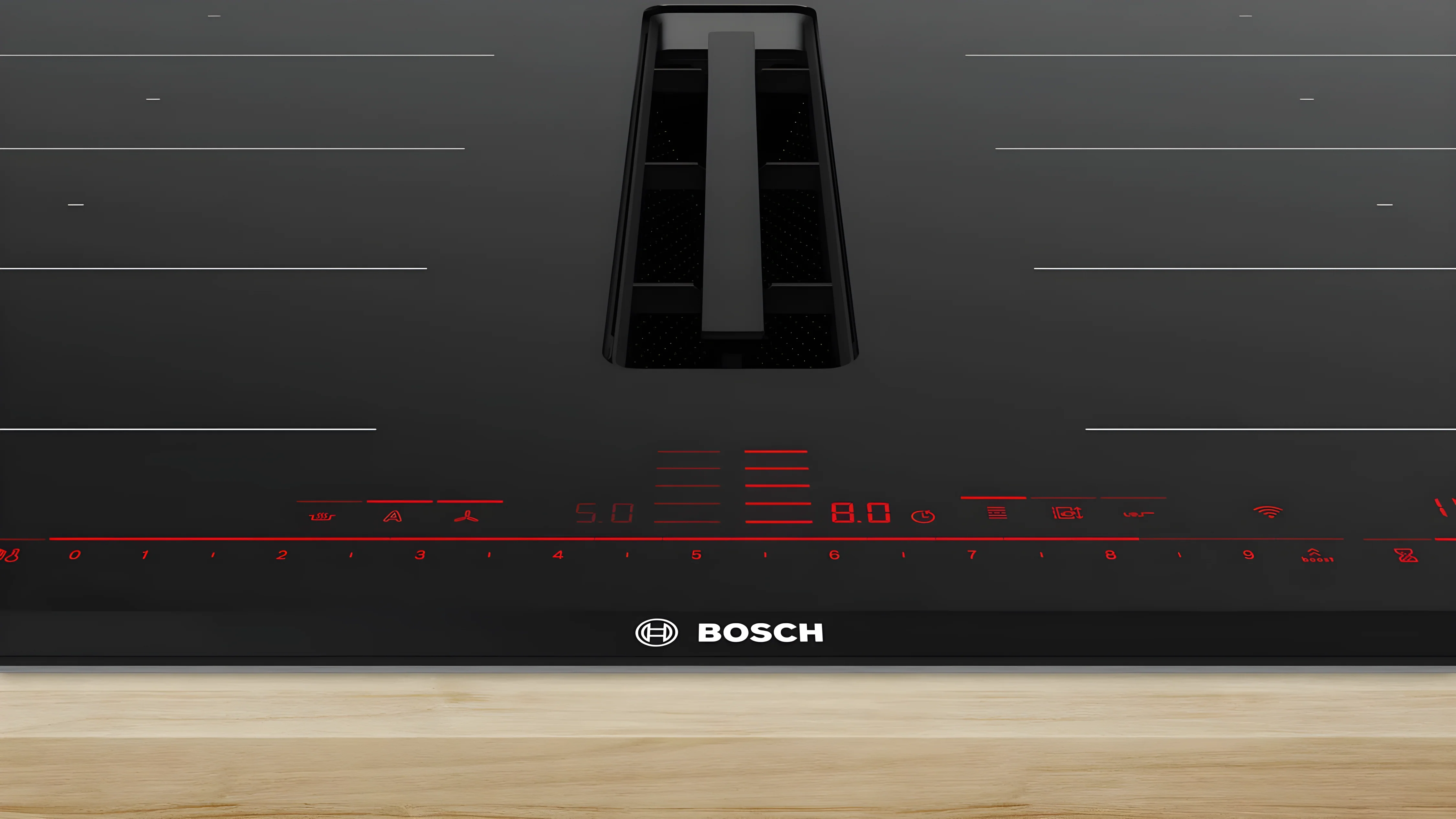 Bosch Series 8 PXX875D67E - Black 80cm Venting Hob - 4 Zones - B Energy Rated - Image 3