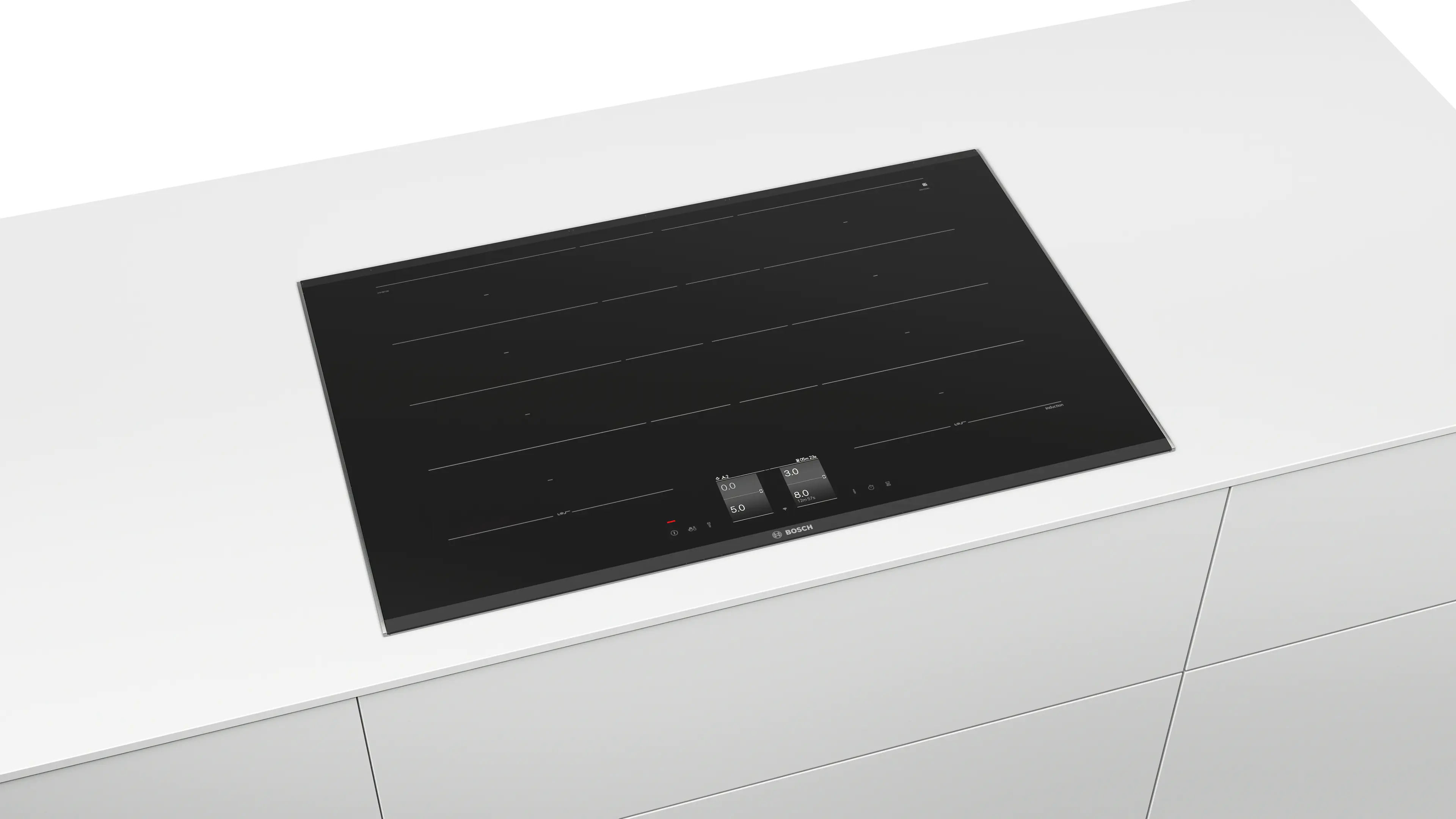 Bosch Series 8 PXY875KW1E - Black 4 Zone Electric Hob - Image 2