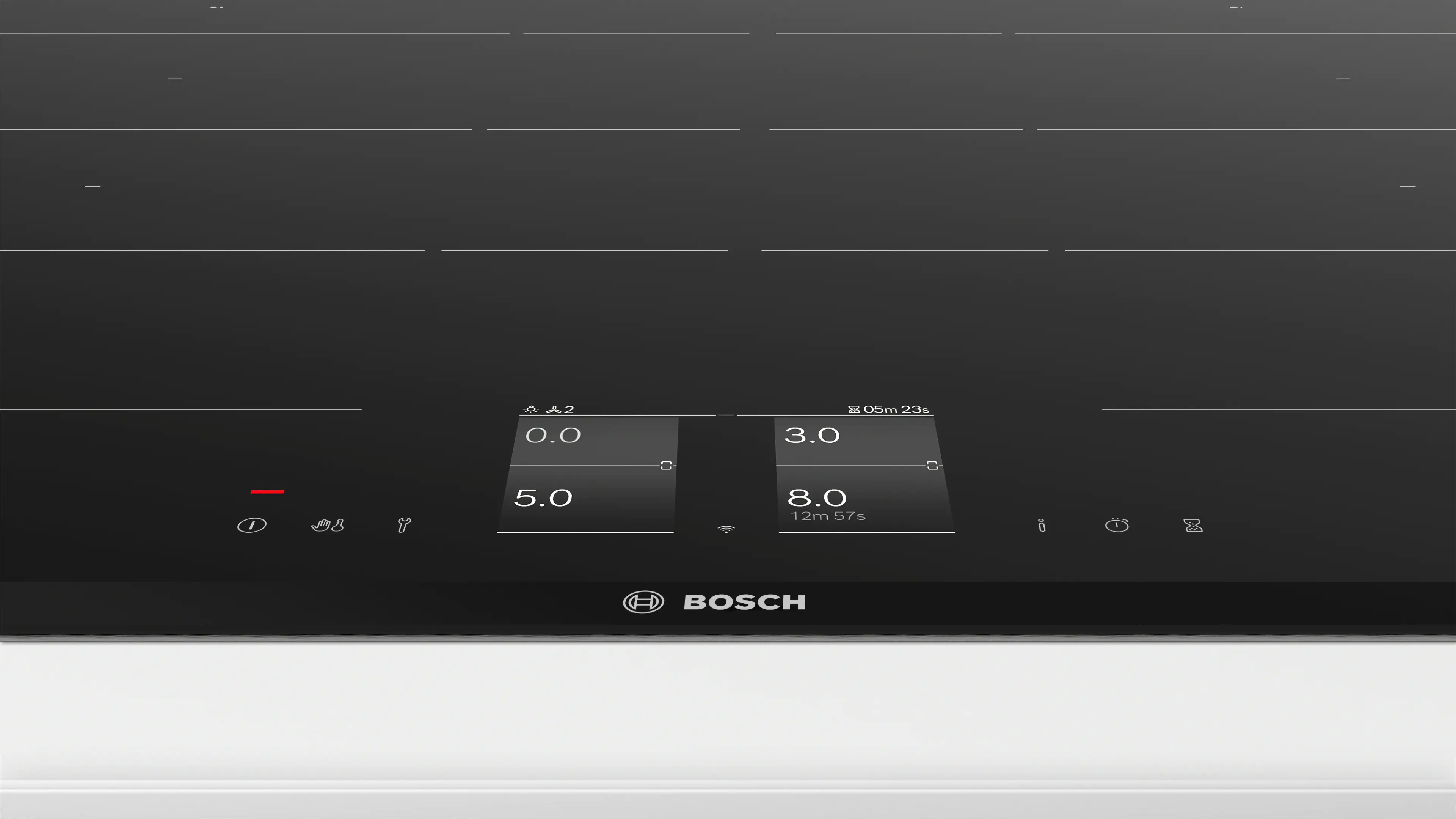 Bosch Series 8 PXY875KW1E - Black 4 Zone Electric Hob - Image 3