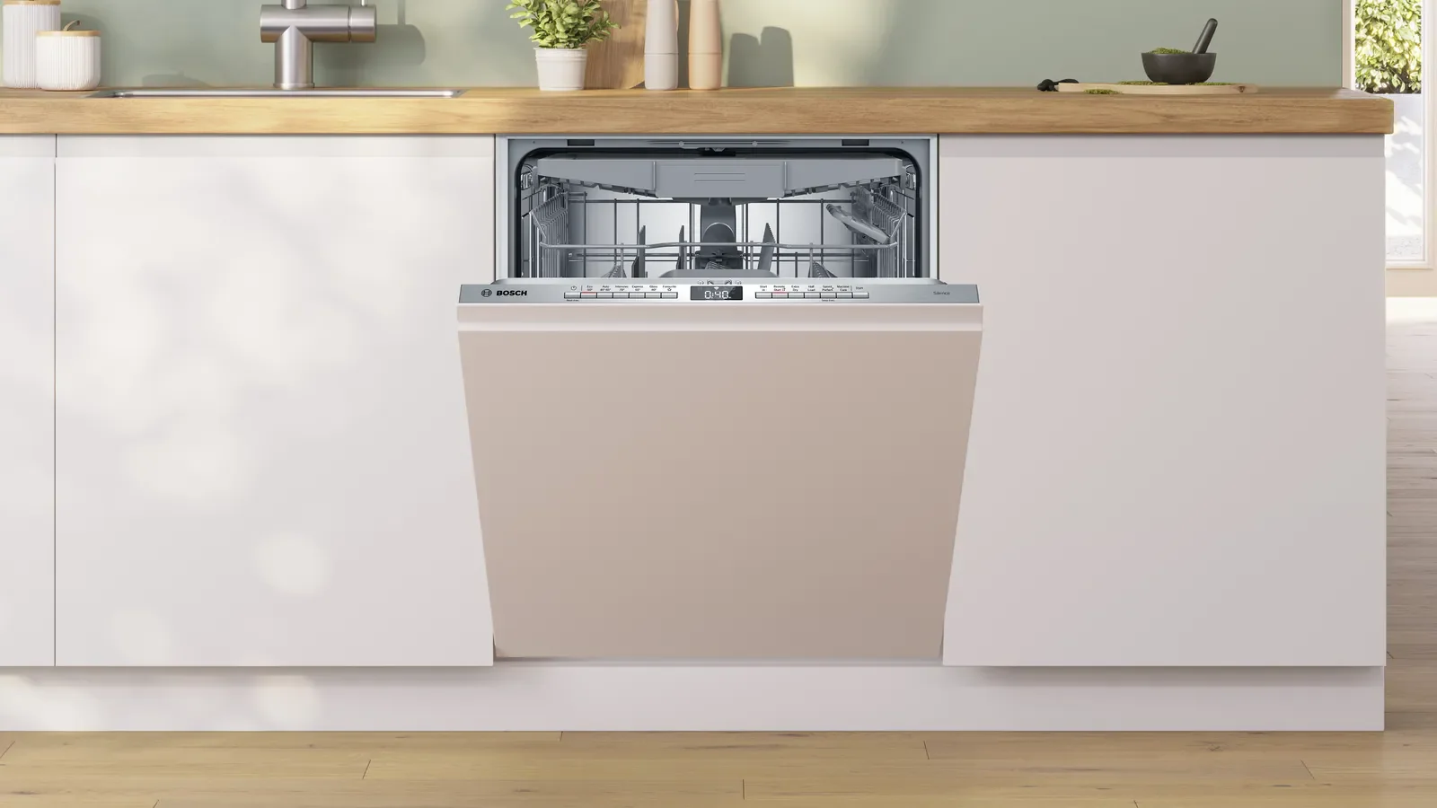Bosch Series 4 SBH4HVX00G - Stainless steel Integrated Dishwasher - D energy - Image 2