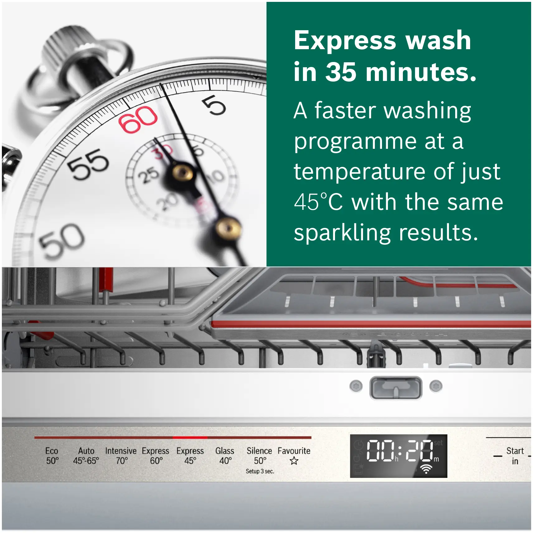 Bosch SMD6ZCX61G - Fully Integrated Dishwasher - 13 Place Settings - C Energy Rating - Image 11