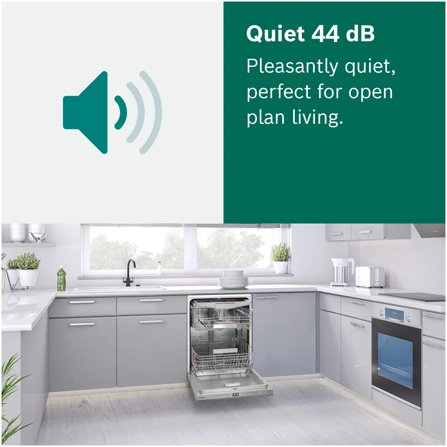 Bosch SMD6ZCX61G - Fully Integrated Dishwasher - 13 Place Settings - C Energy Rating - Image 12