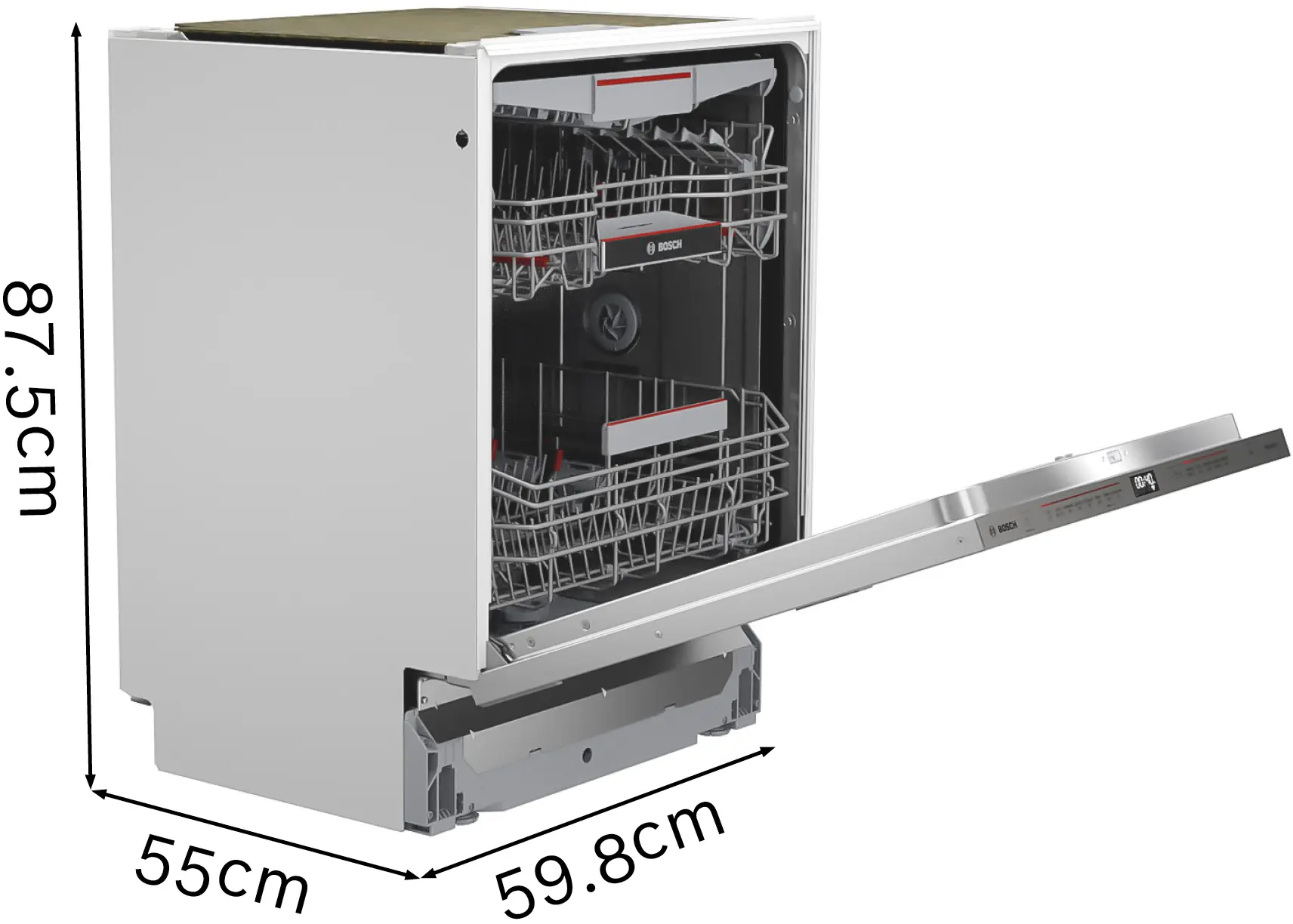 Bosch SMD6ZCX61G - Fully Integrated Dishwasher - 13 Place Settings - C Energy Rating - Image 14