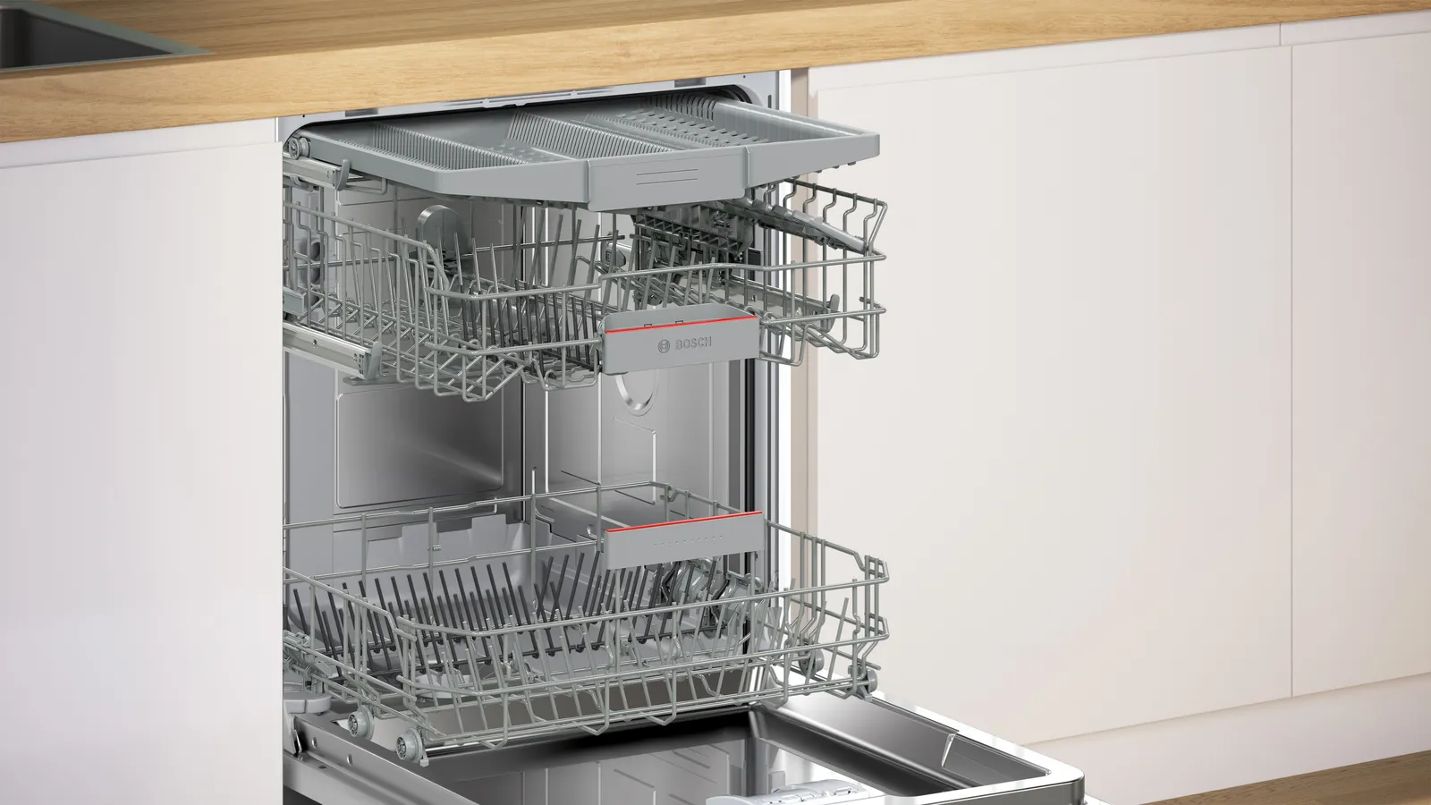 Bosch Series 4 SMH4HVX00G - Stainless steel Integrated Dishwasher - D energy - Image 4
