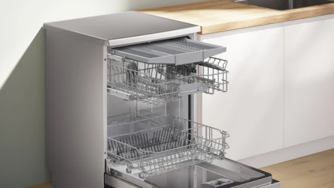 Bosch SMS2HVI06G - Brushed Steel Dishwasher - 14 Place Settings - C Energy Rating - Image 3