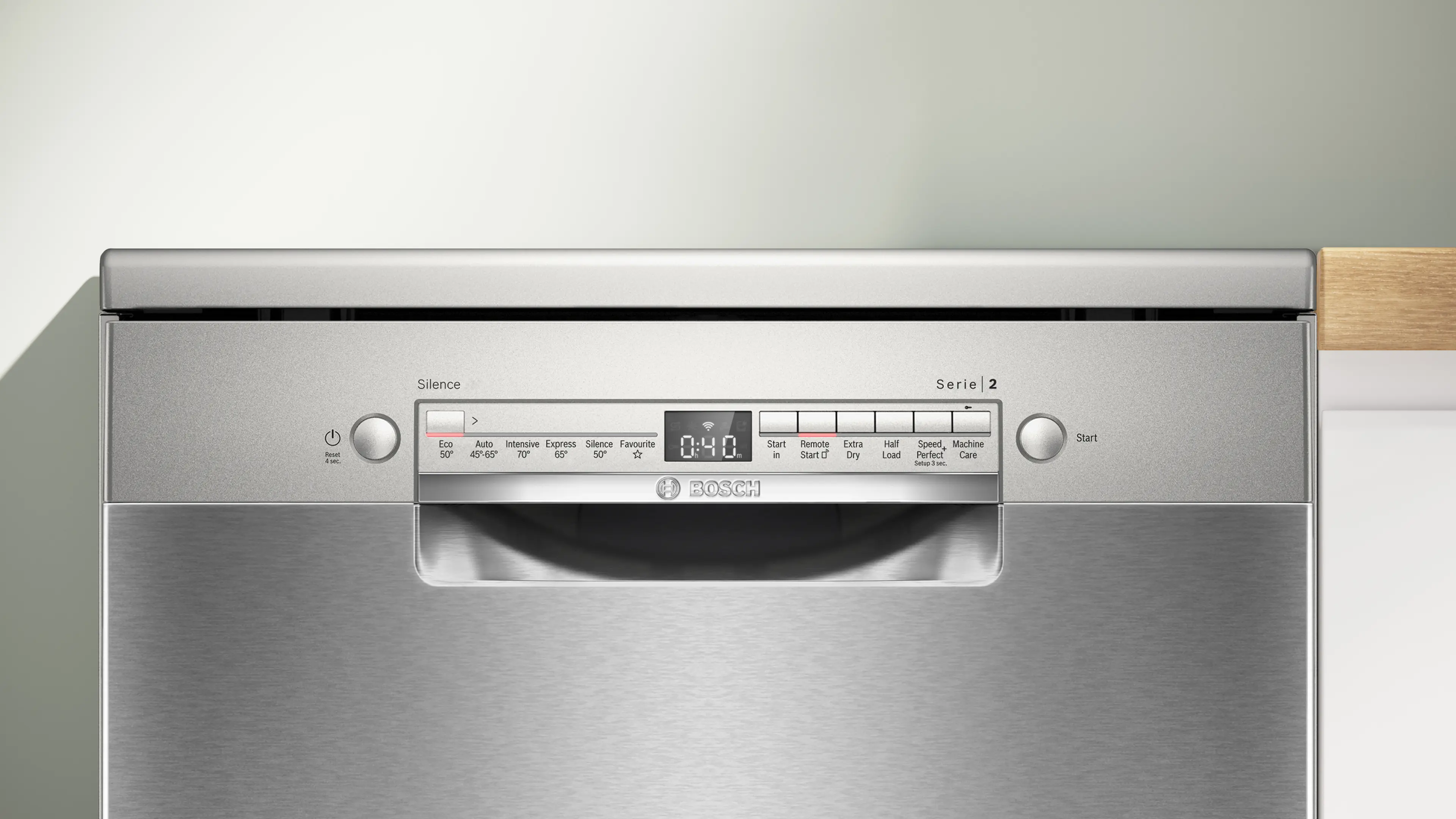 Bosch Series 2 SMS2HVI67G - Silver Freestanding Dishwasher - D energy - Image 2