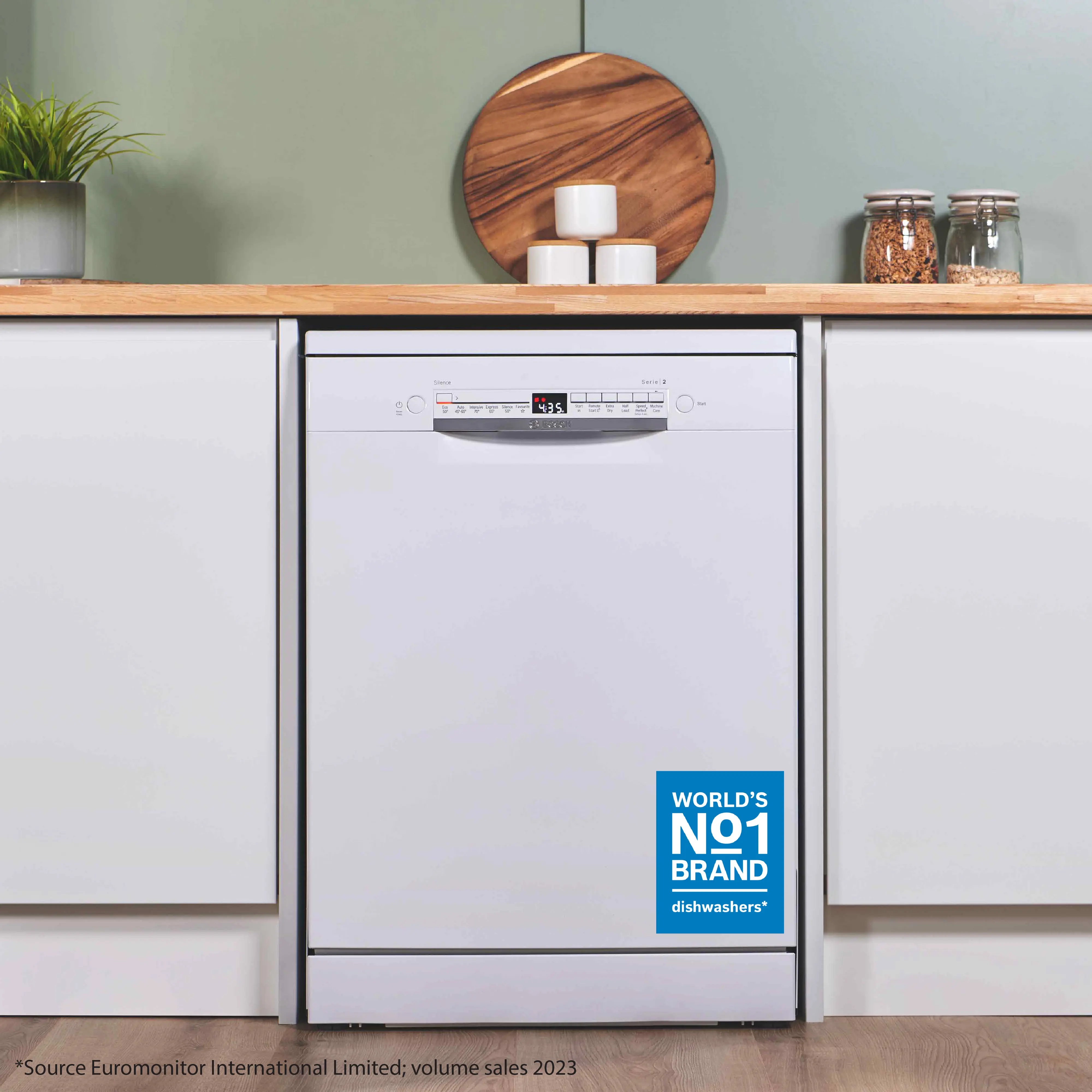 Bosch Series 2 SMS2HVW67G - White Freestanding Dishwasher - D energy - Image 14