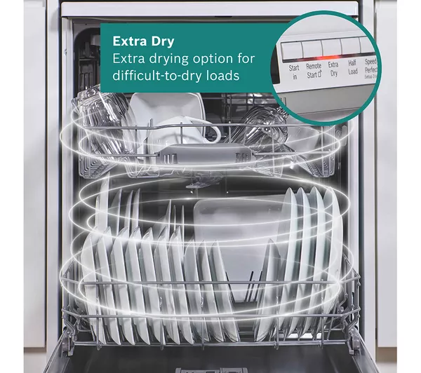 Bosch Series 2 SMS2HVW67G - White Freestanding Dishwasher - D energy - Image 4