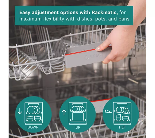 Bosch Series 2 SMS2HVW67G - White Freestanding Dishwasher - D energy - Image 6