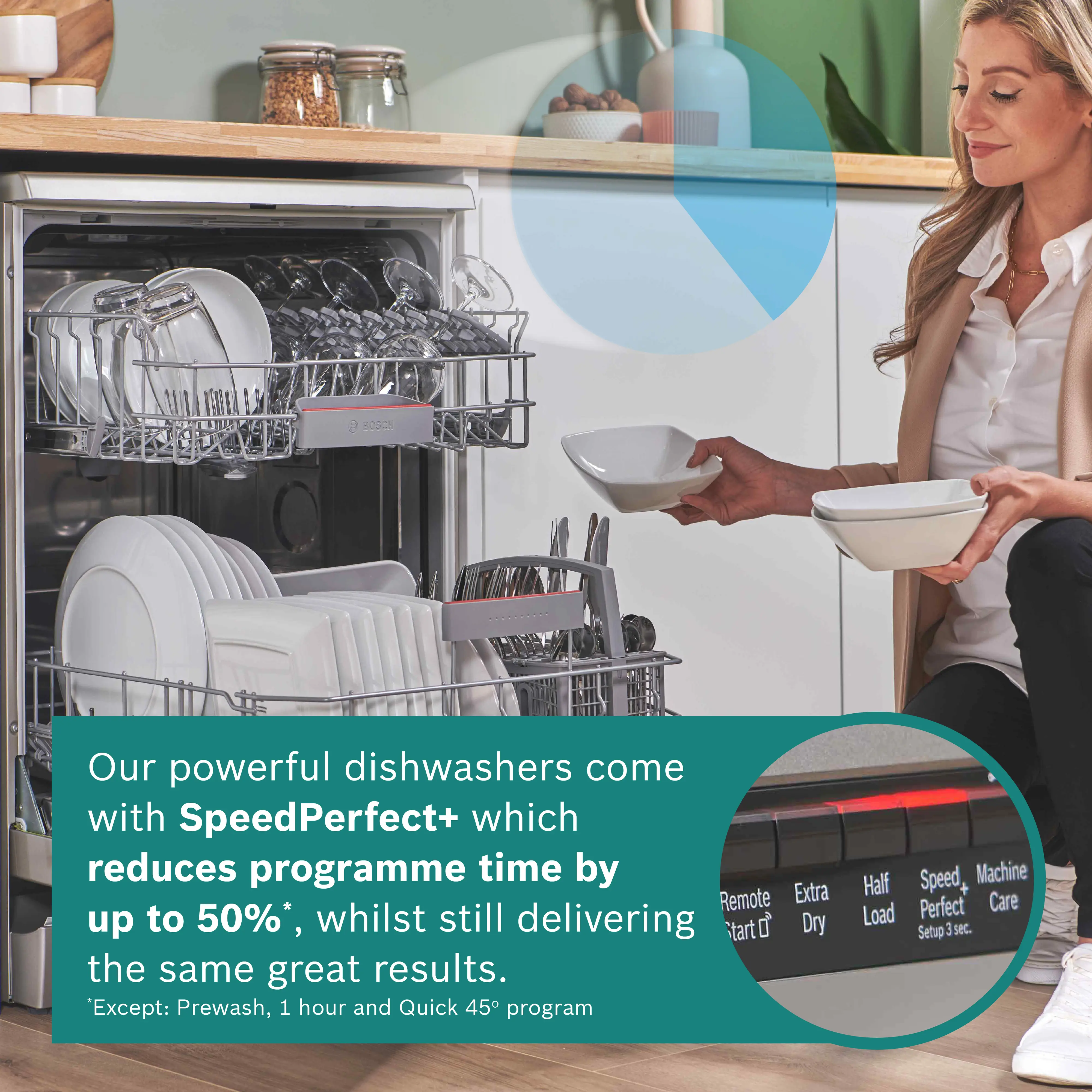 Bosch Series 4 SMS4EKI06G - Silver Freestanding Dishwasher - B energy - Image 9