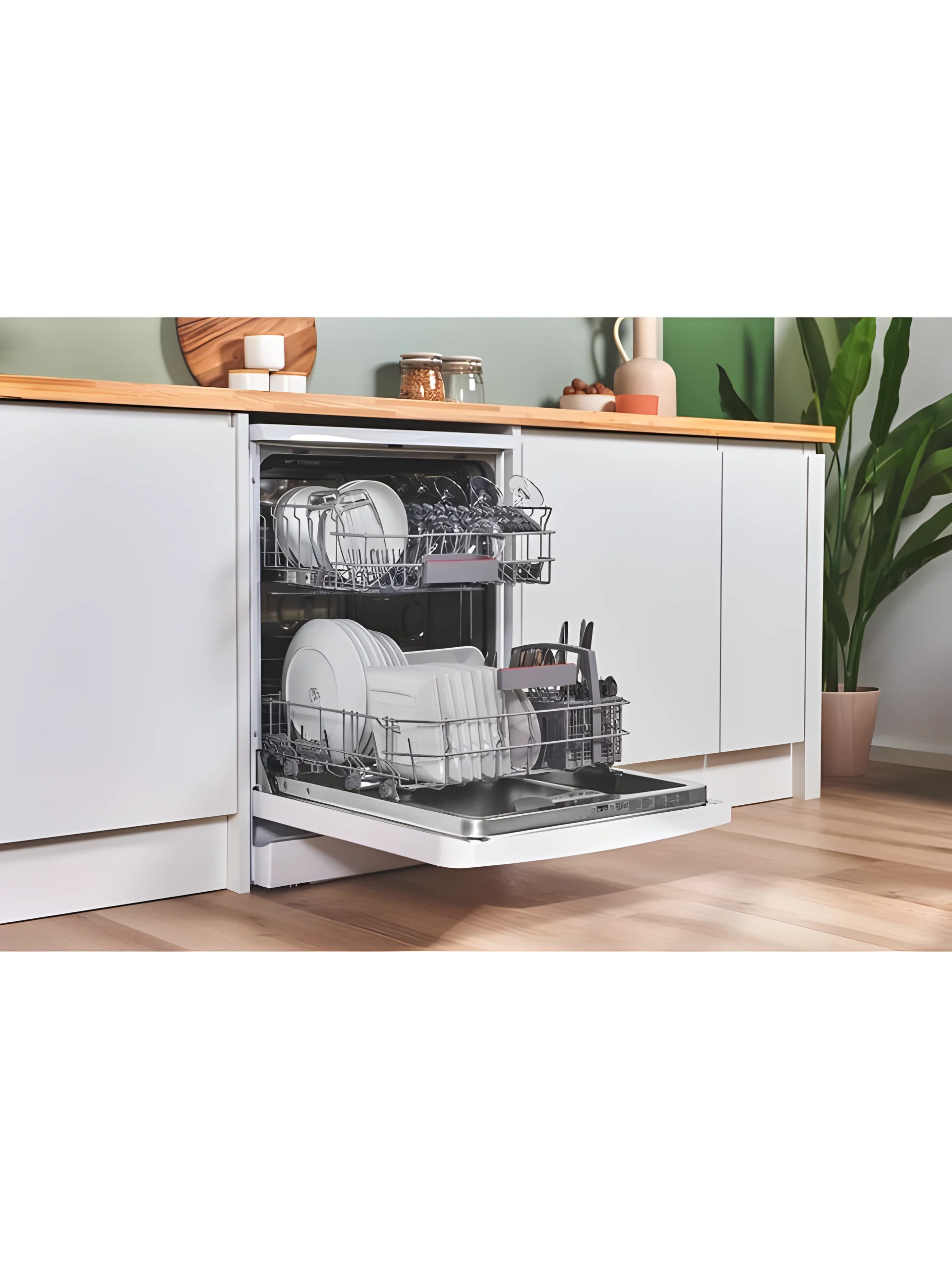Bosch Series 4 SMS4EKW06G - White Freestanding Dishwasher - B energy - Image 4