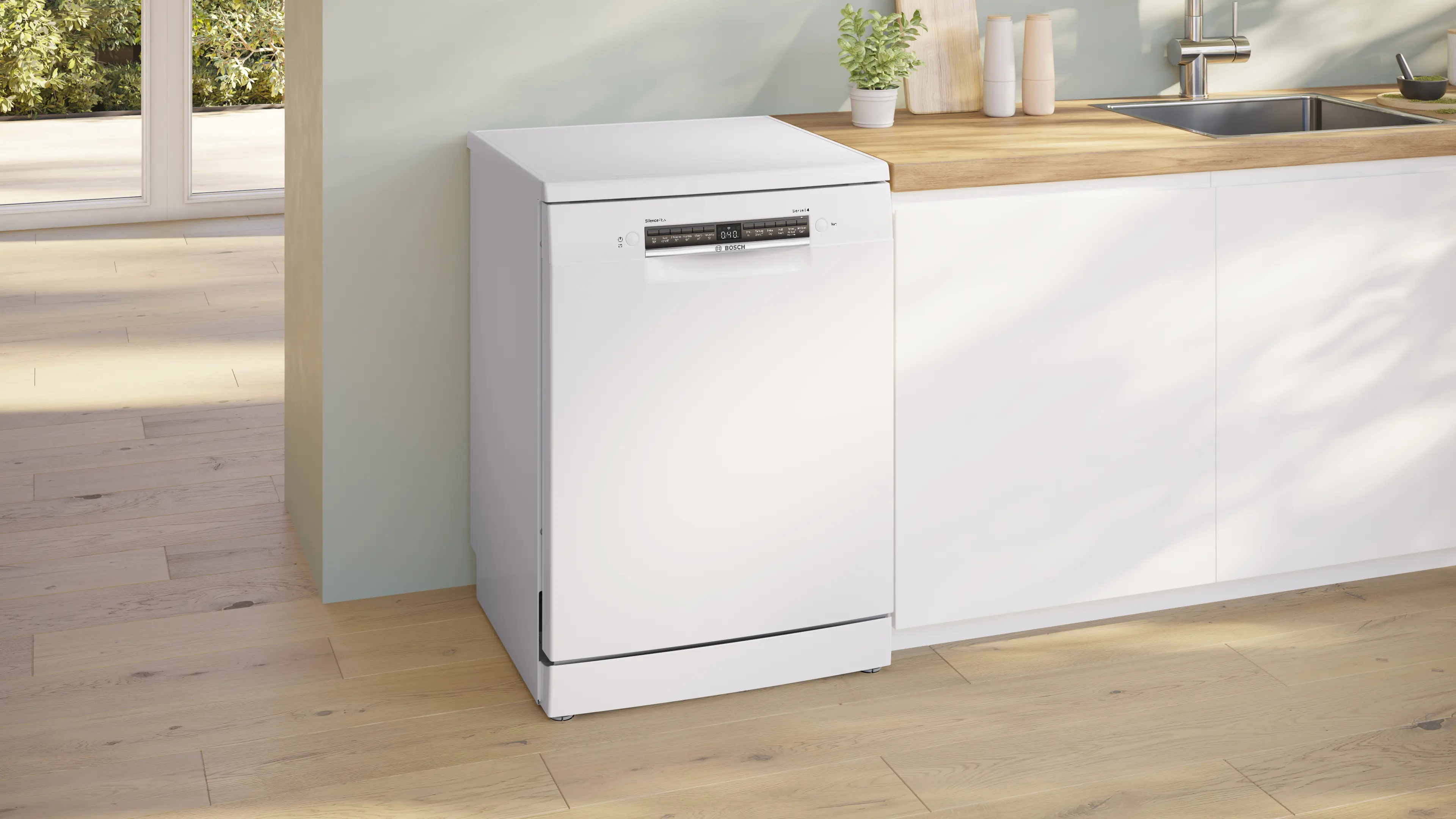 Bosch Series 4 SMS4EMW06G - White Freestanding Dishwasher - B energy - Image 4