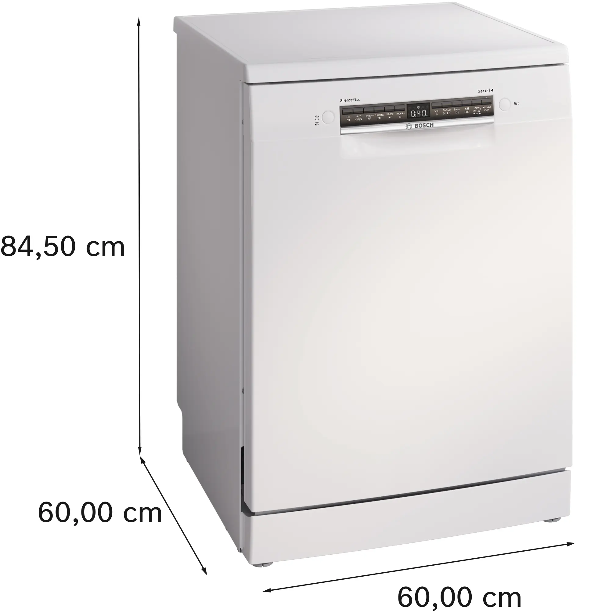 Bosch Series 4 SMS4EMW06G - White Freestanding Dishwasher - B energy - Image 5